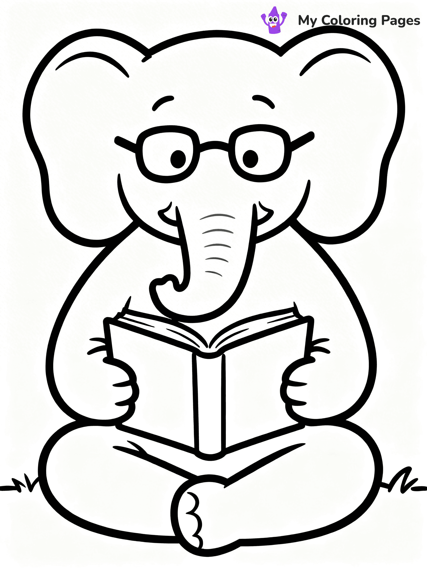 Elephant and Piggie Coloring Pages - 20