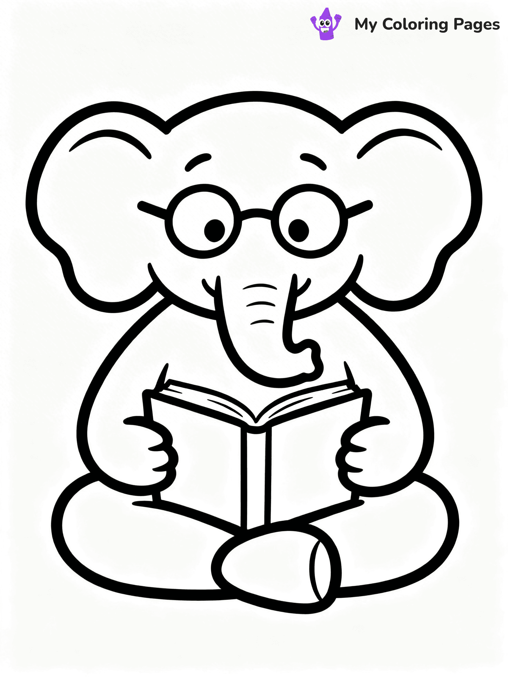 Elephant and Piggie Coloring Pages - 19