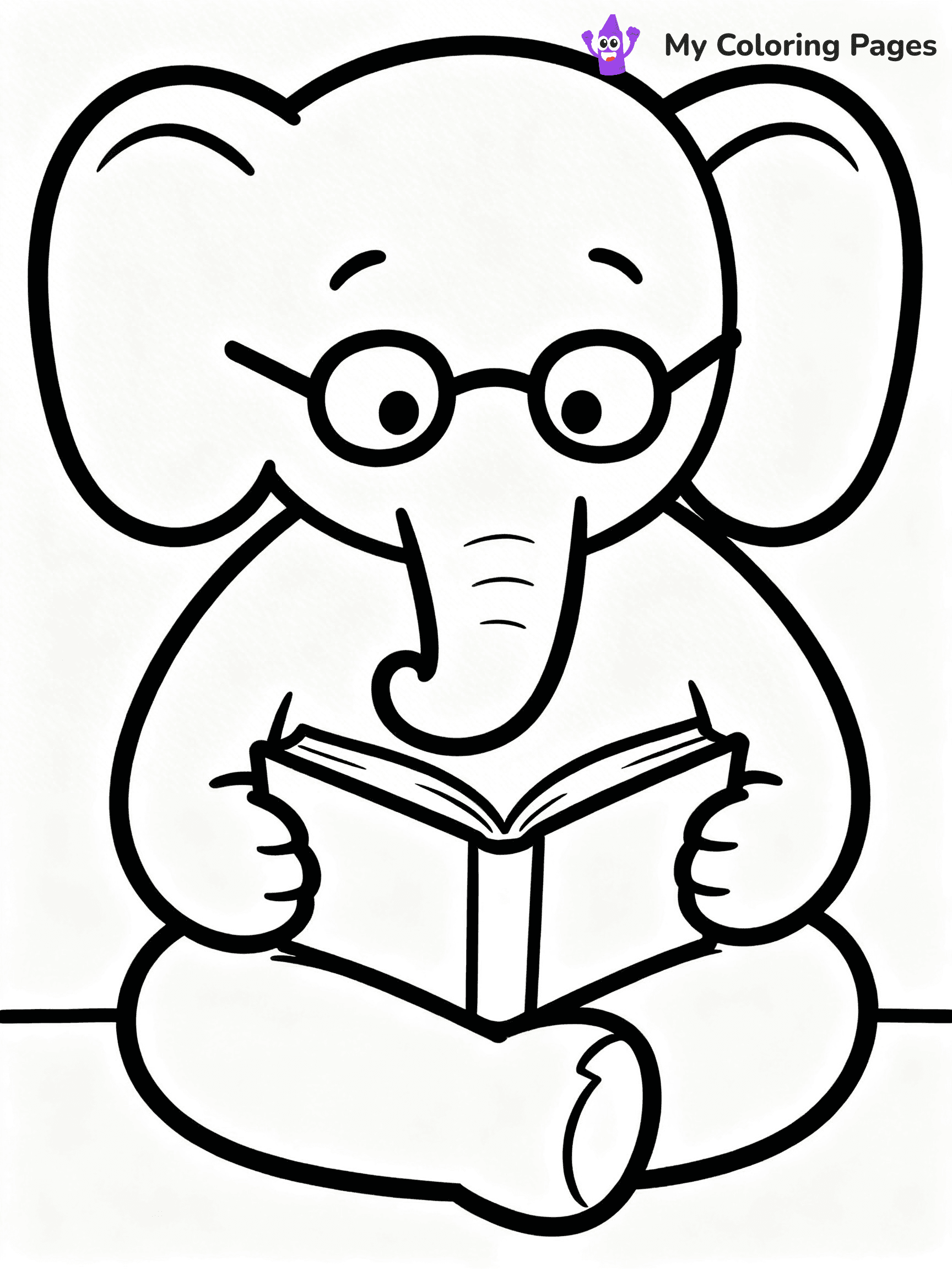 Elephant and Piggie Coloring Pages - 18