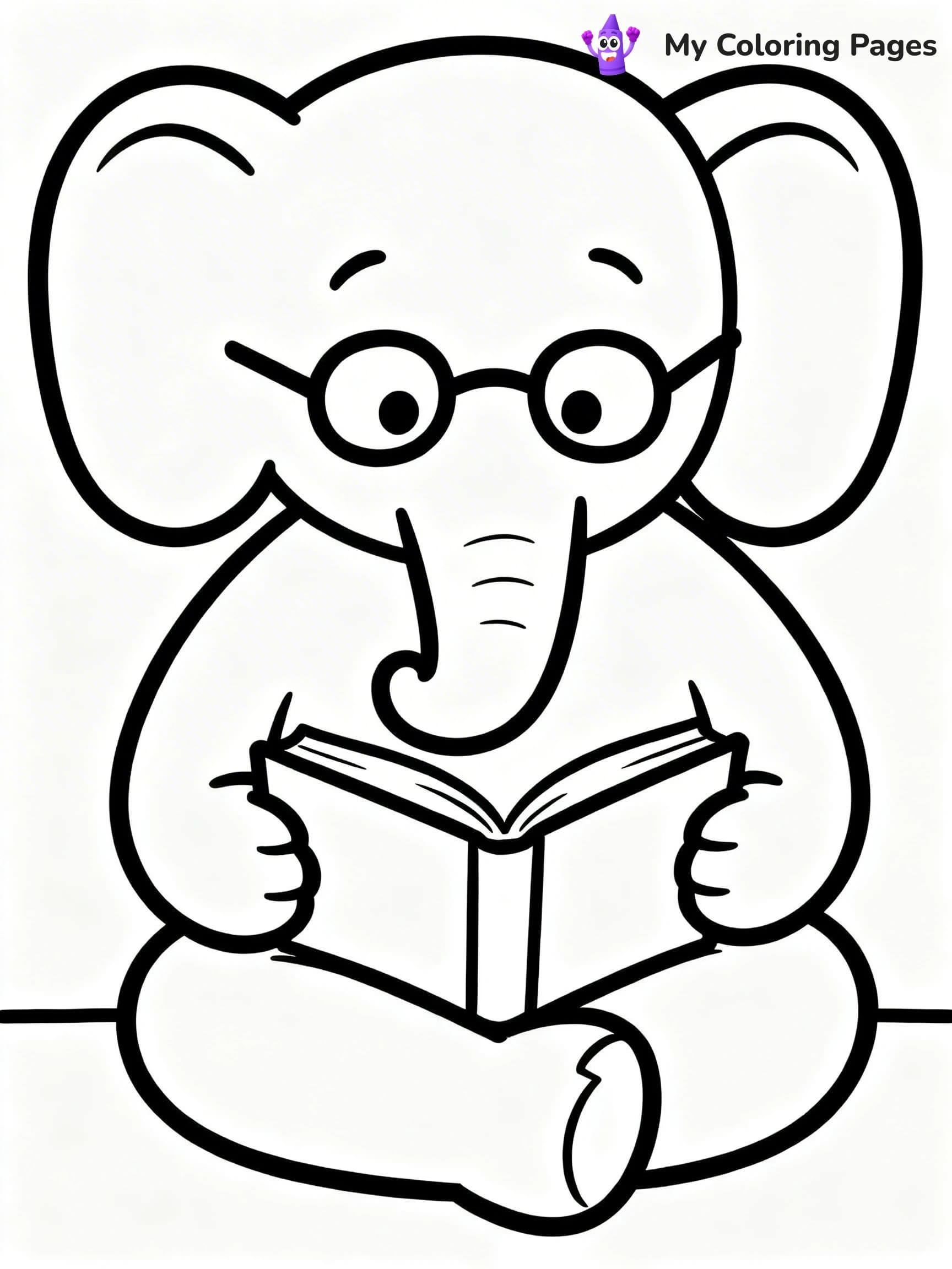 Elephant and Piggie Coloring Pages - 18