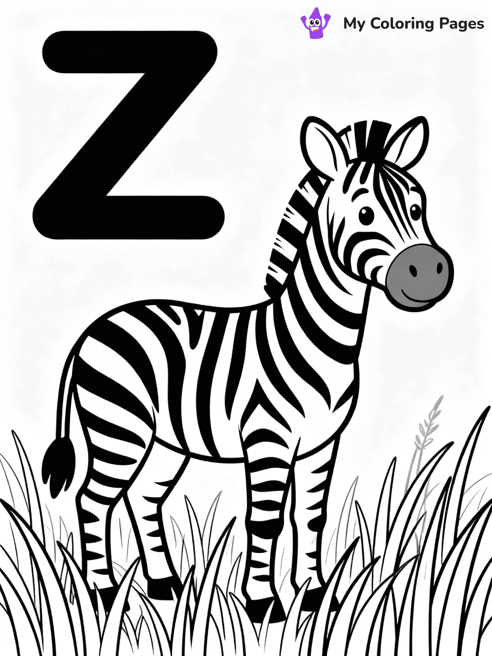 Letter Z Coloring Pages - 64