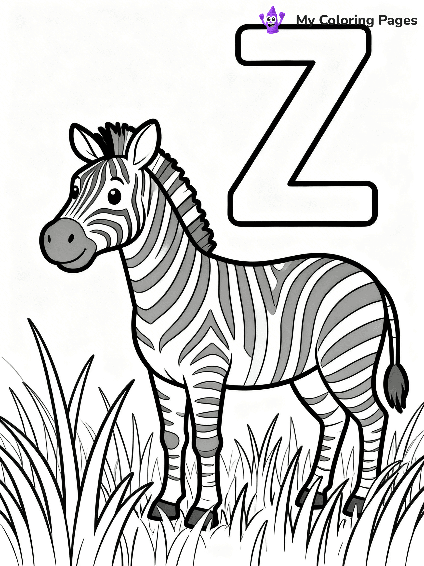 Letter Z Coloring Pages - 62