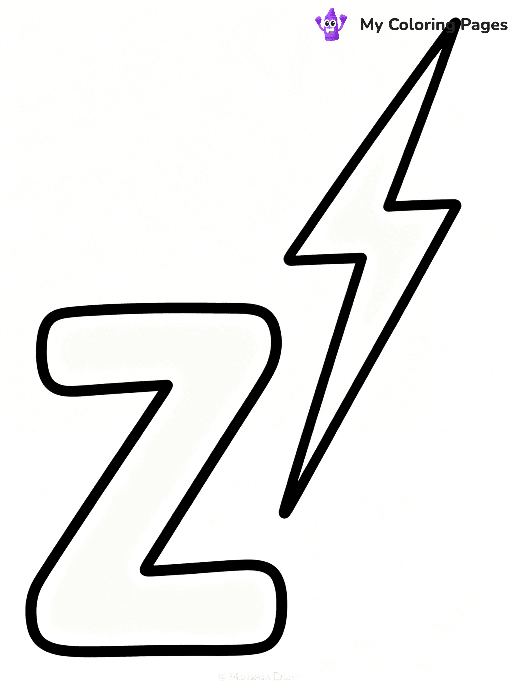 Letter Z Coloring Pages - 50