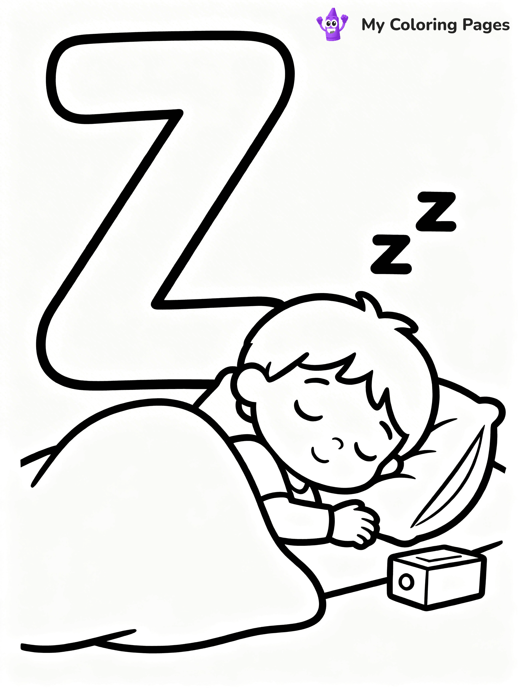 Letter Z Coloring Pages - 42