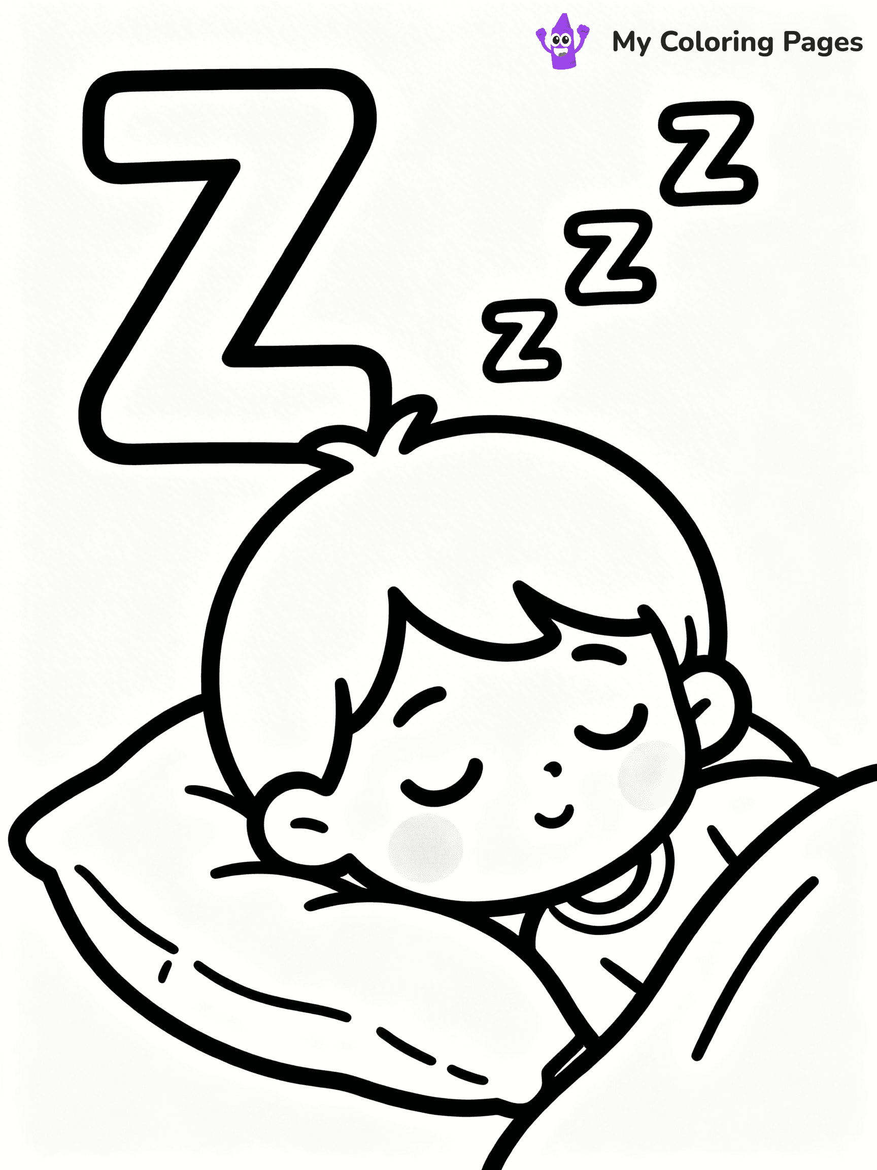 Letter Z Coloring Pages - 41