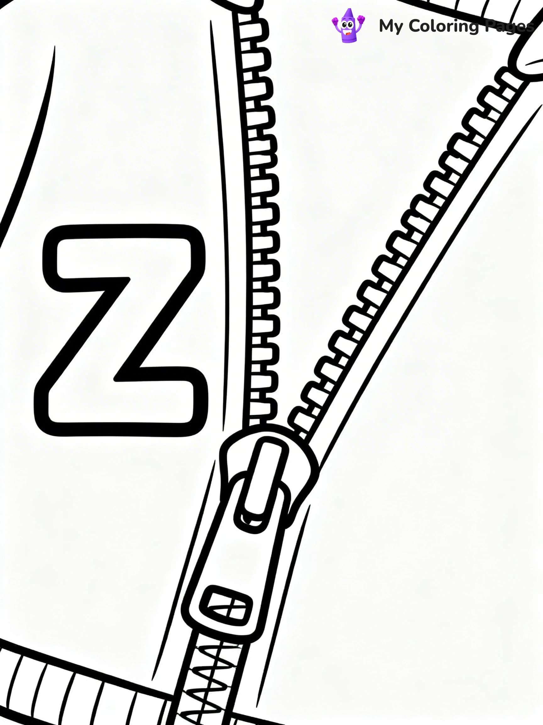 Letter Z Coloring Pages - 22