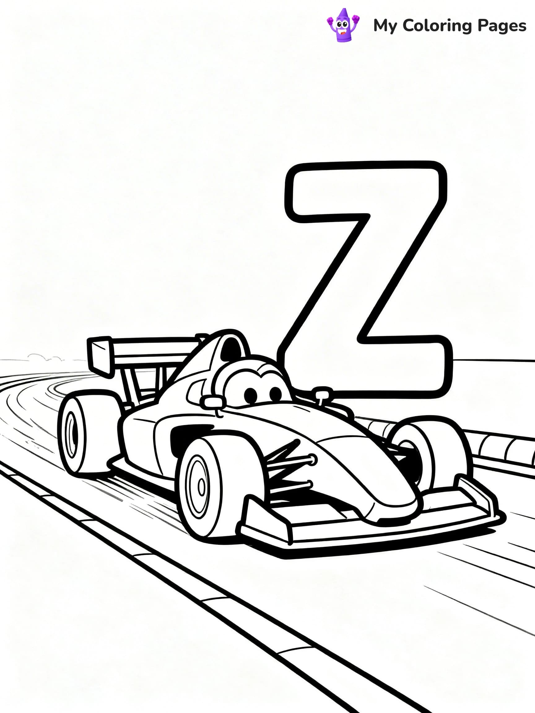 Letter Z Coloring Pages - 15