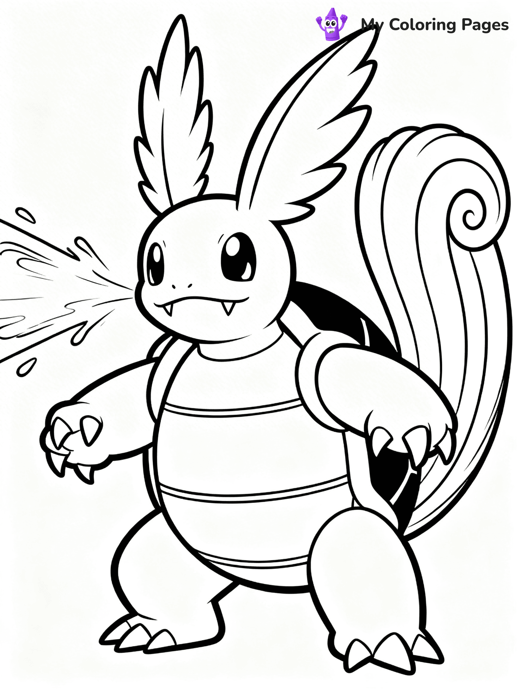 Wartortle Coloring Pages - 22