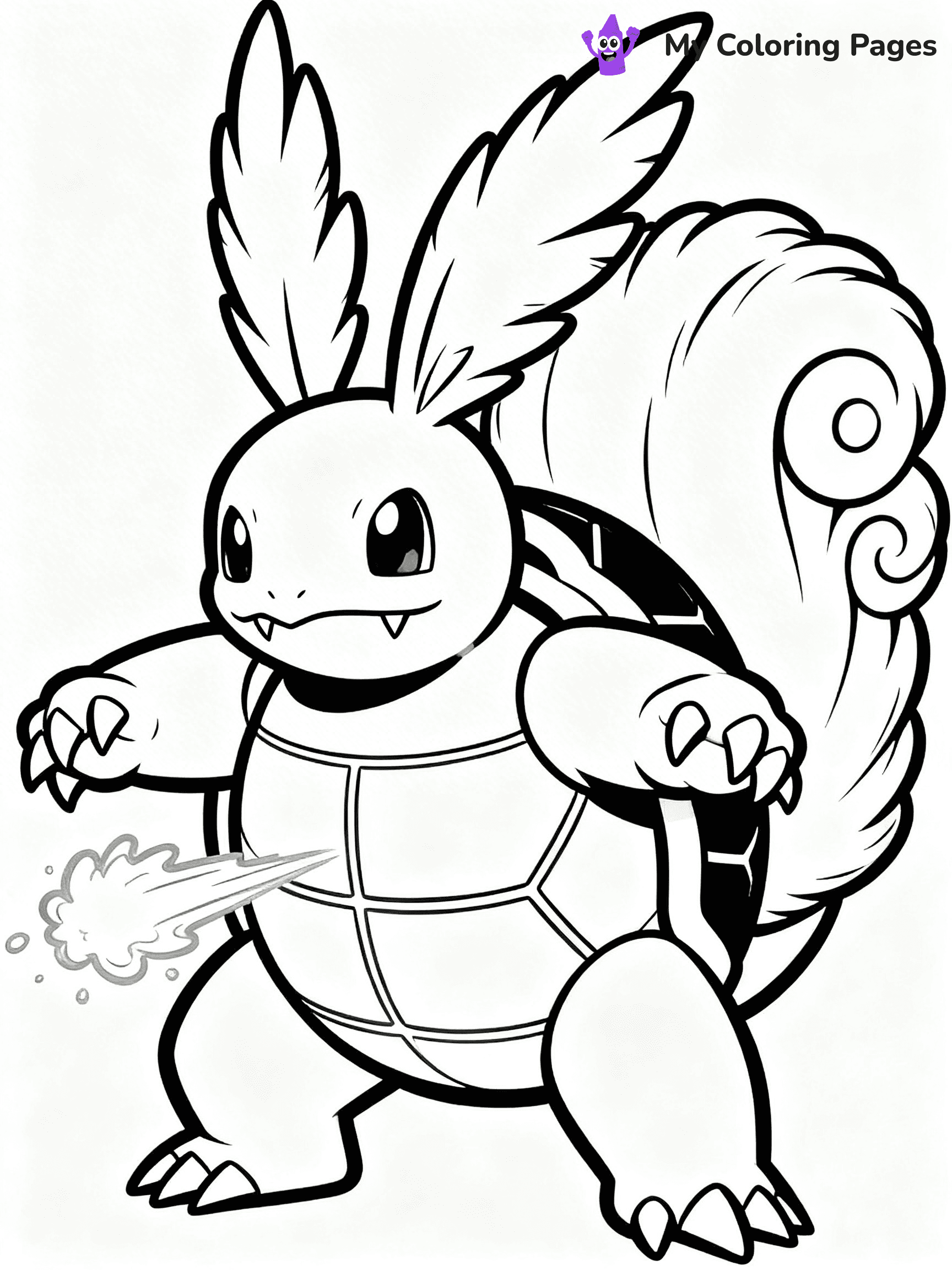 Wartortle Coloring Pages - 18
