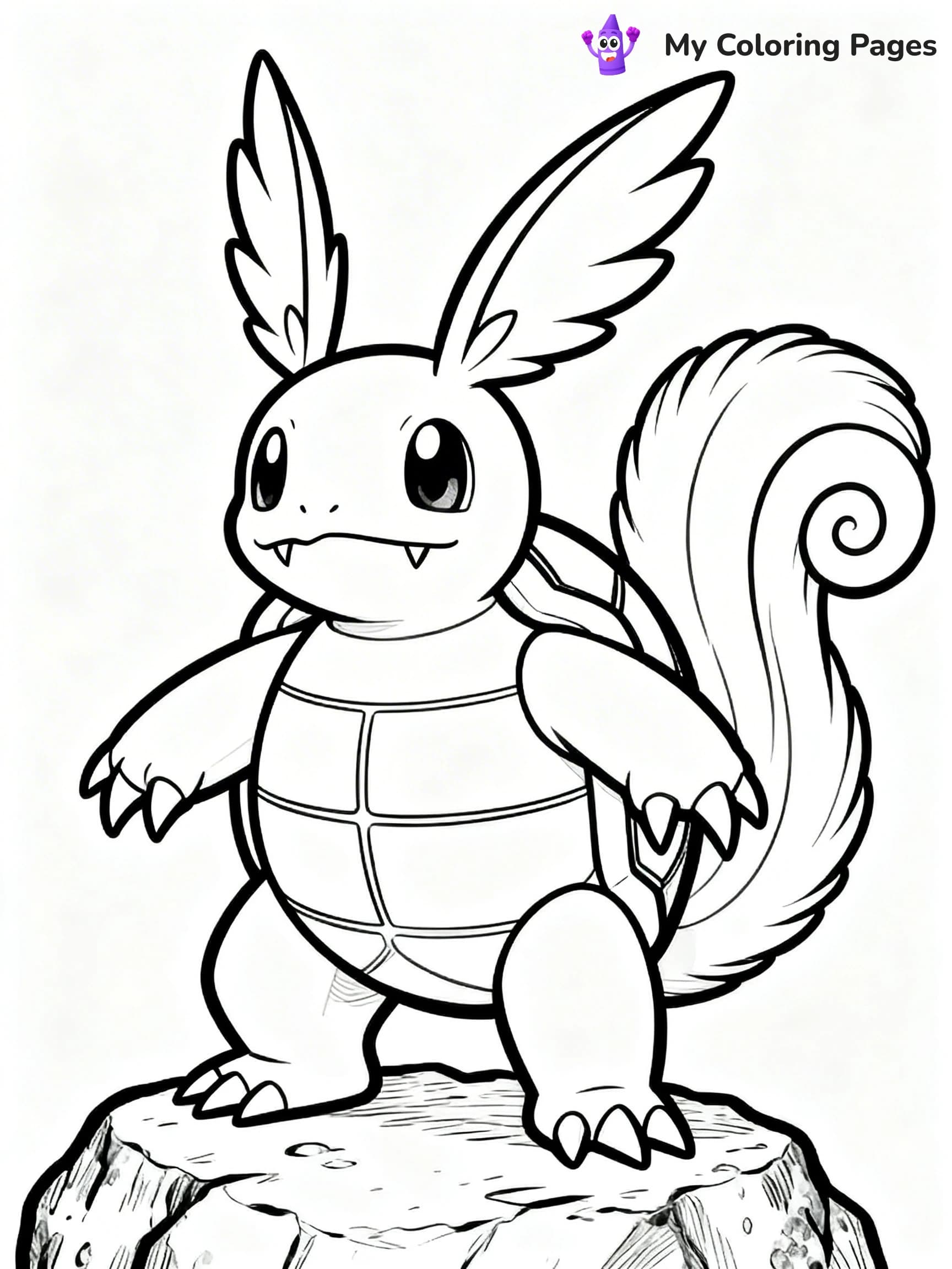 Wartortle Coloring Pages - 16