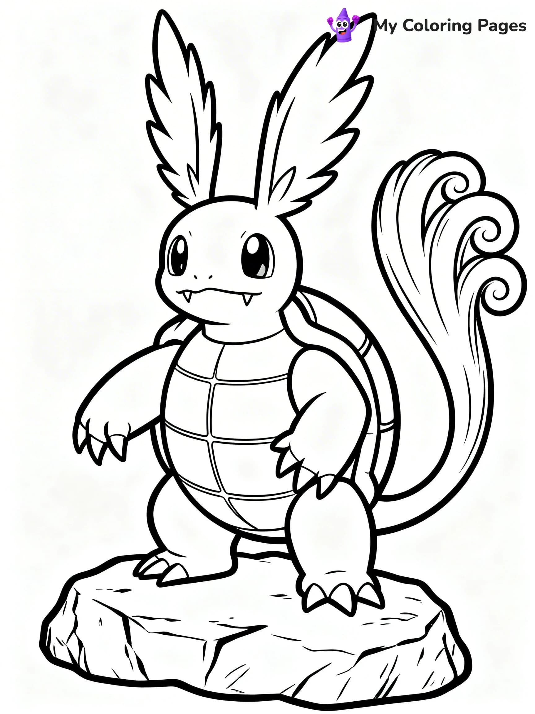 Wartortle Coloring Pages - 15