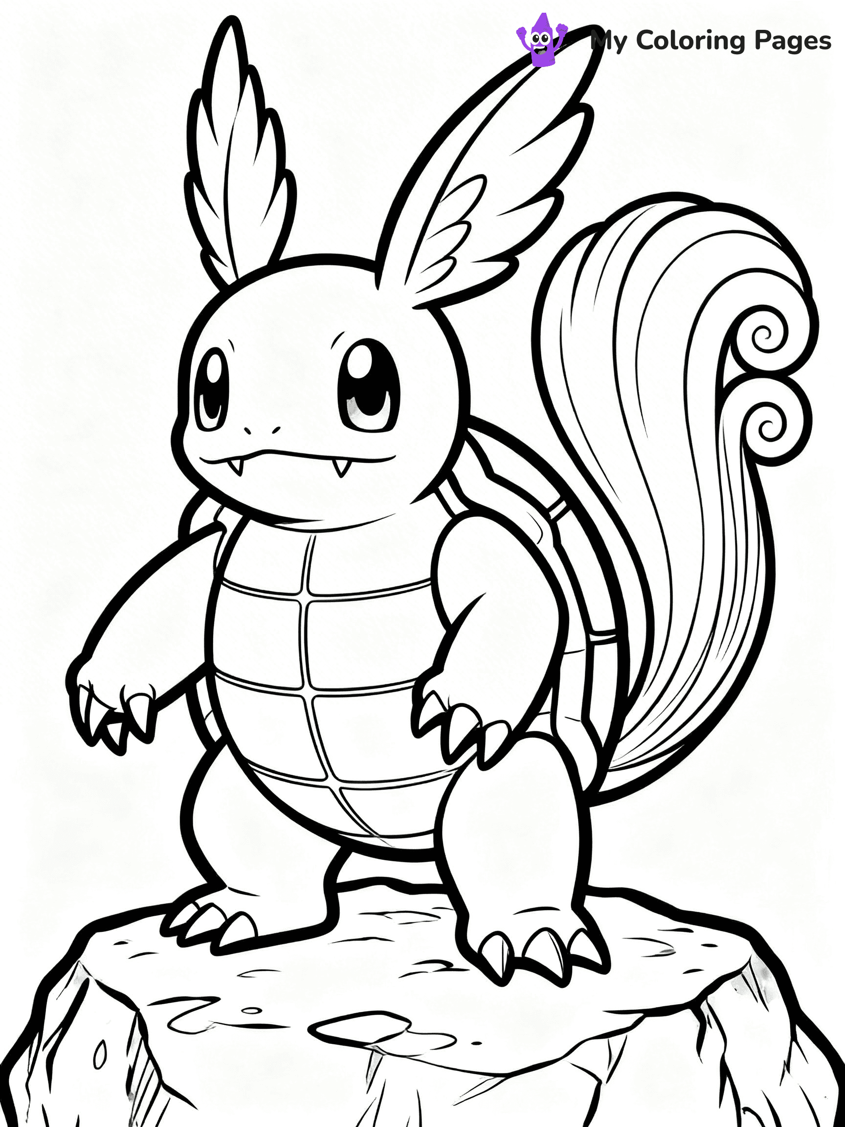 Wartortle Coloring Pages - 13