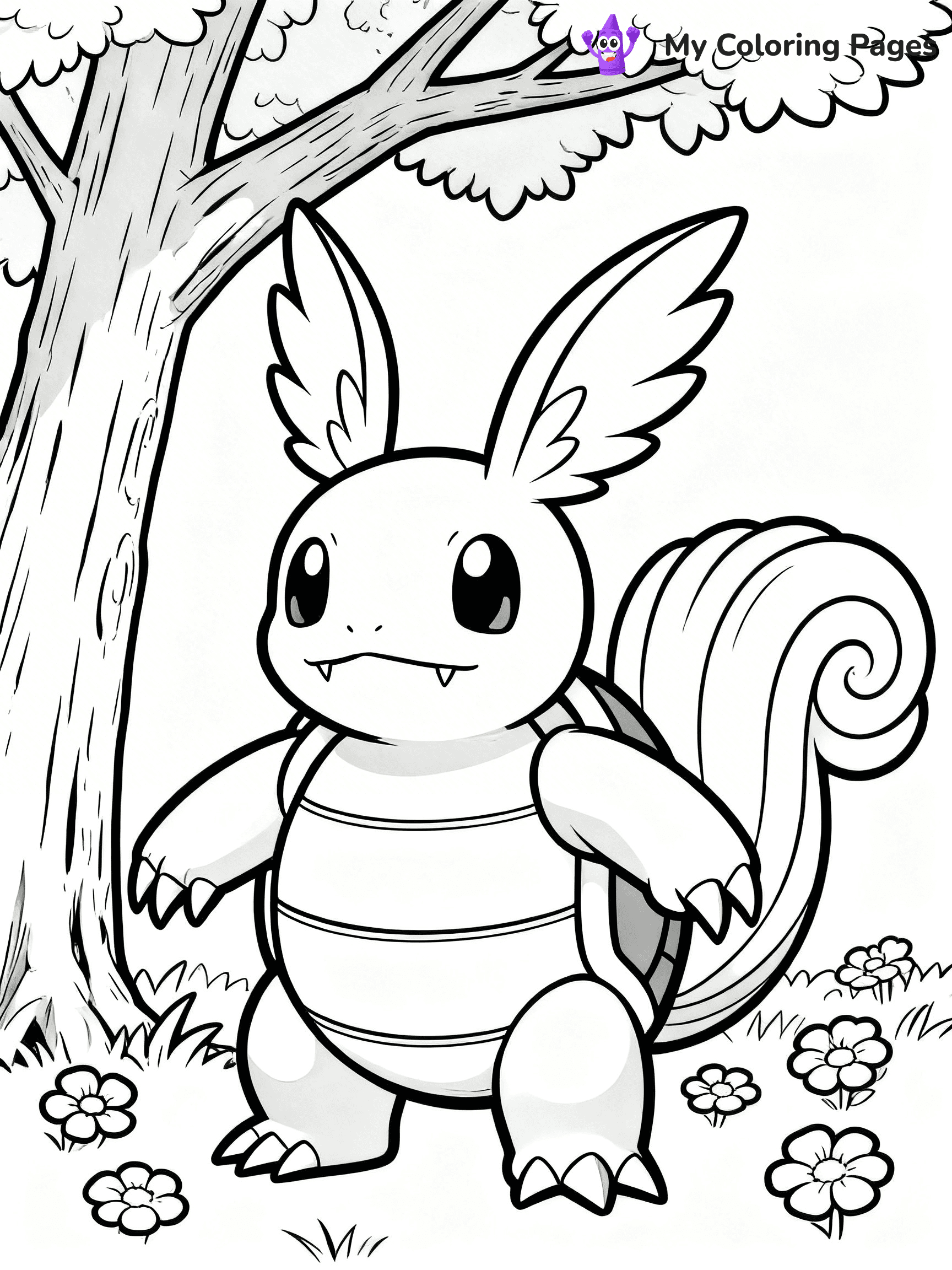 Wartortle Coloring Pages - 6