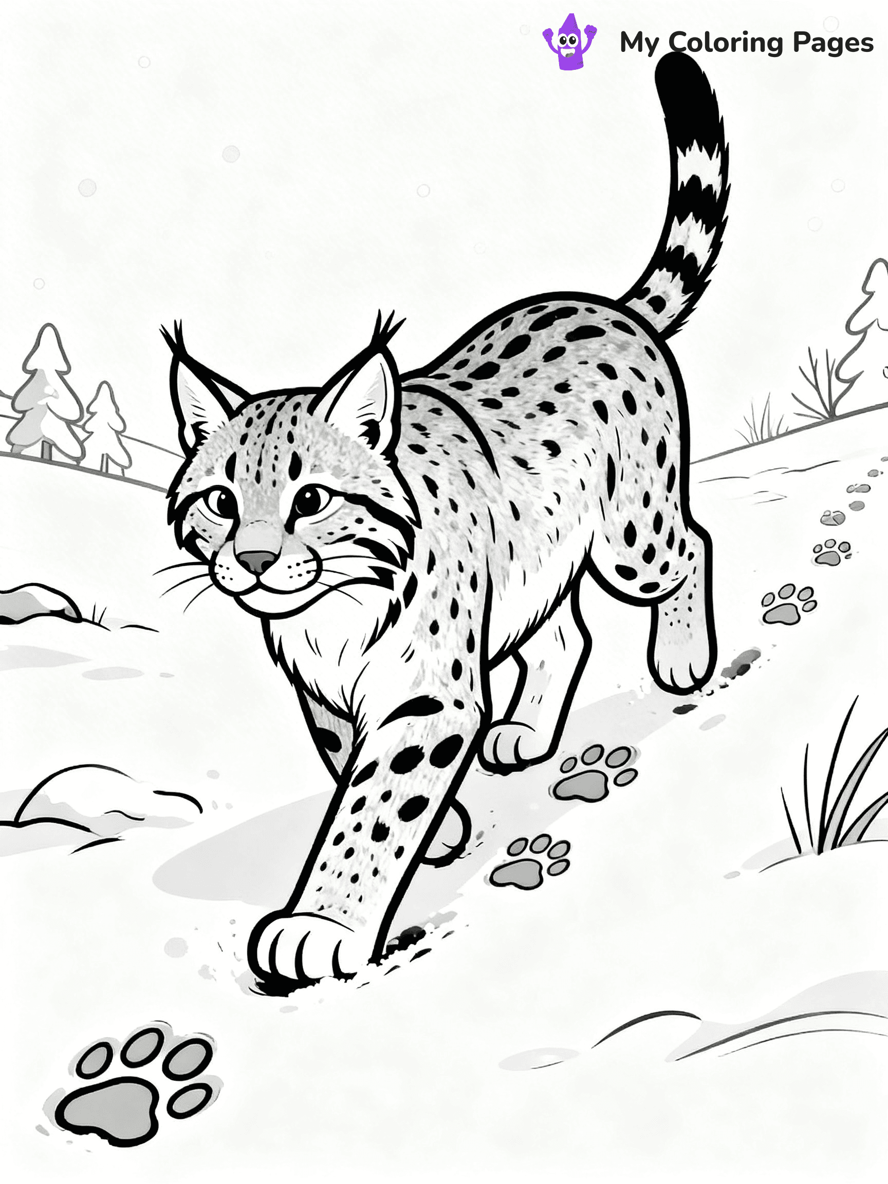 Bobcat Coloring Pages - 2