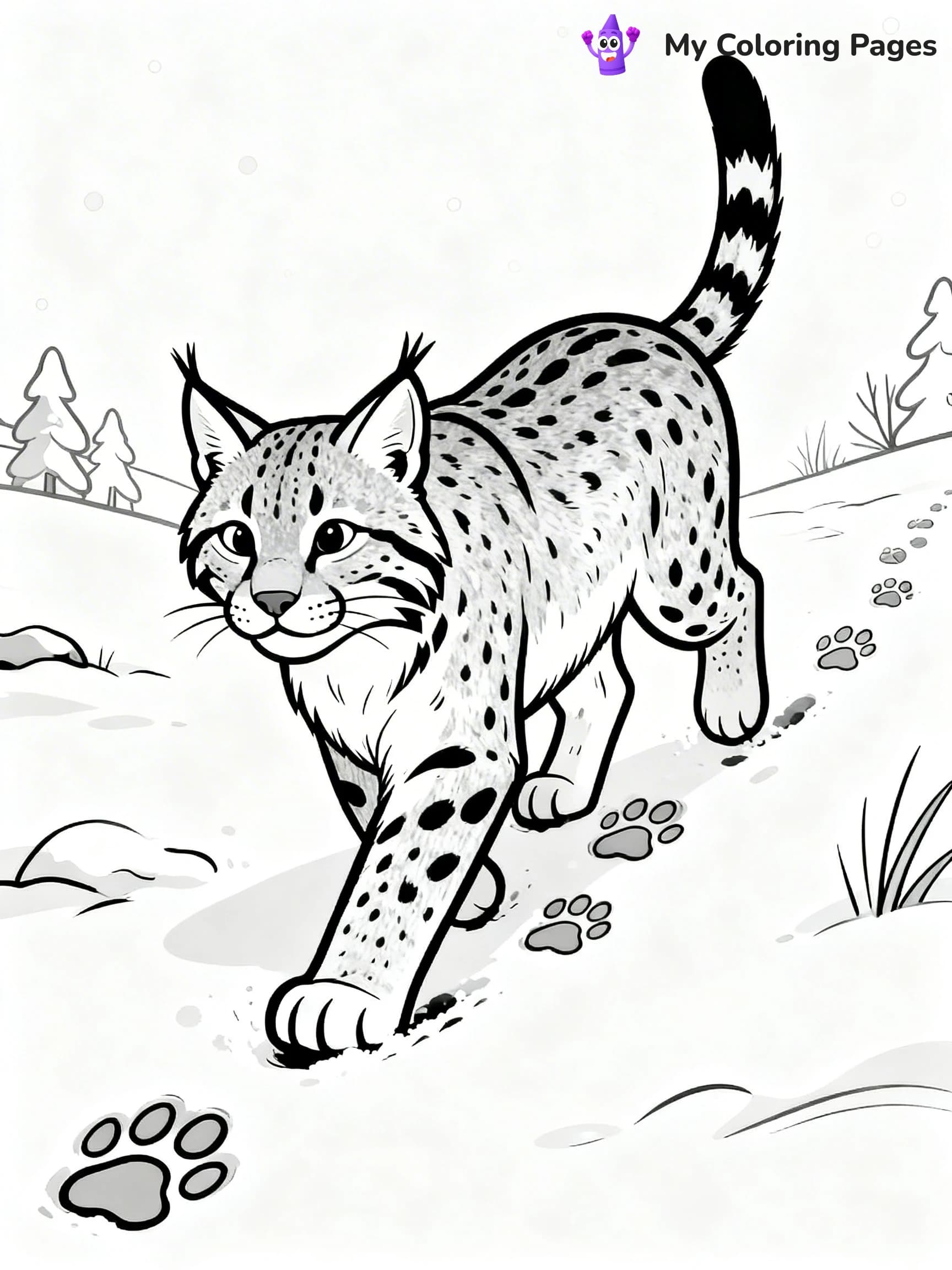 Bobcat Coloring Pages - 2