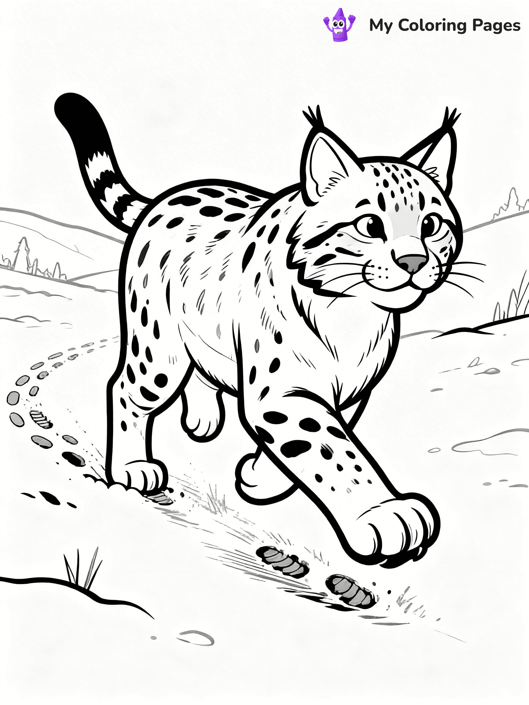 Bobcat Coloring Pages - 1