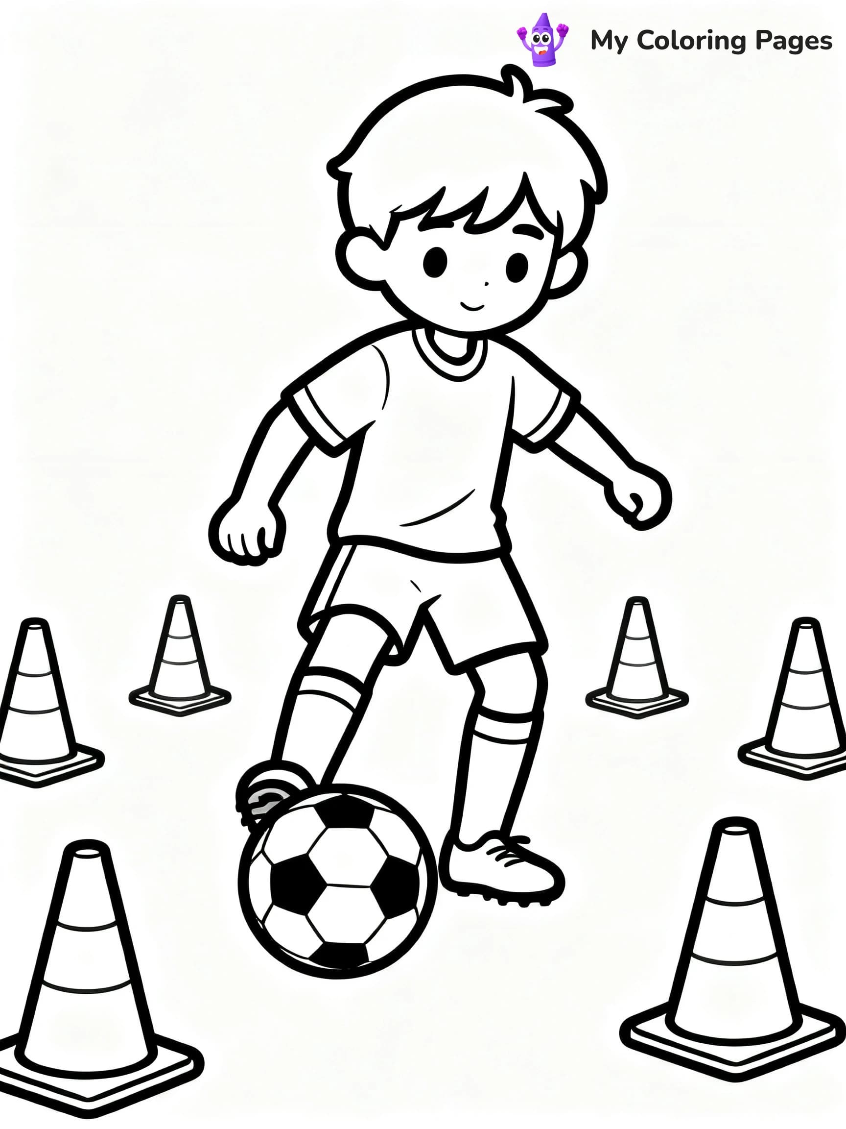 Soccer Coloring Pages - 24