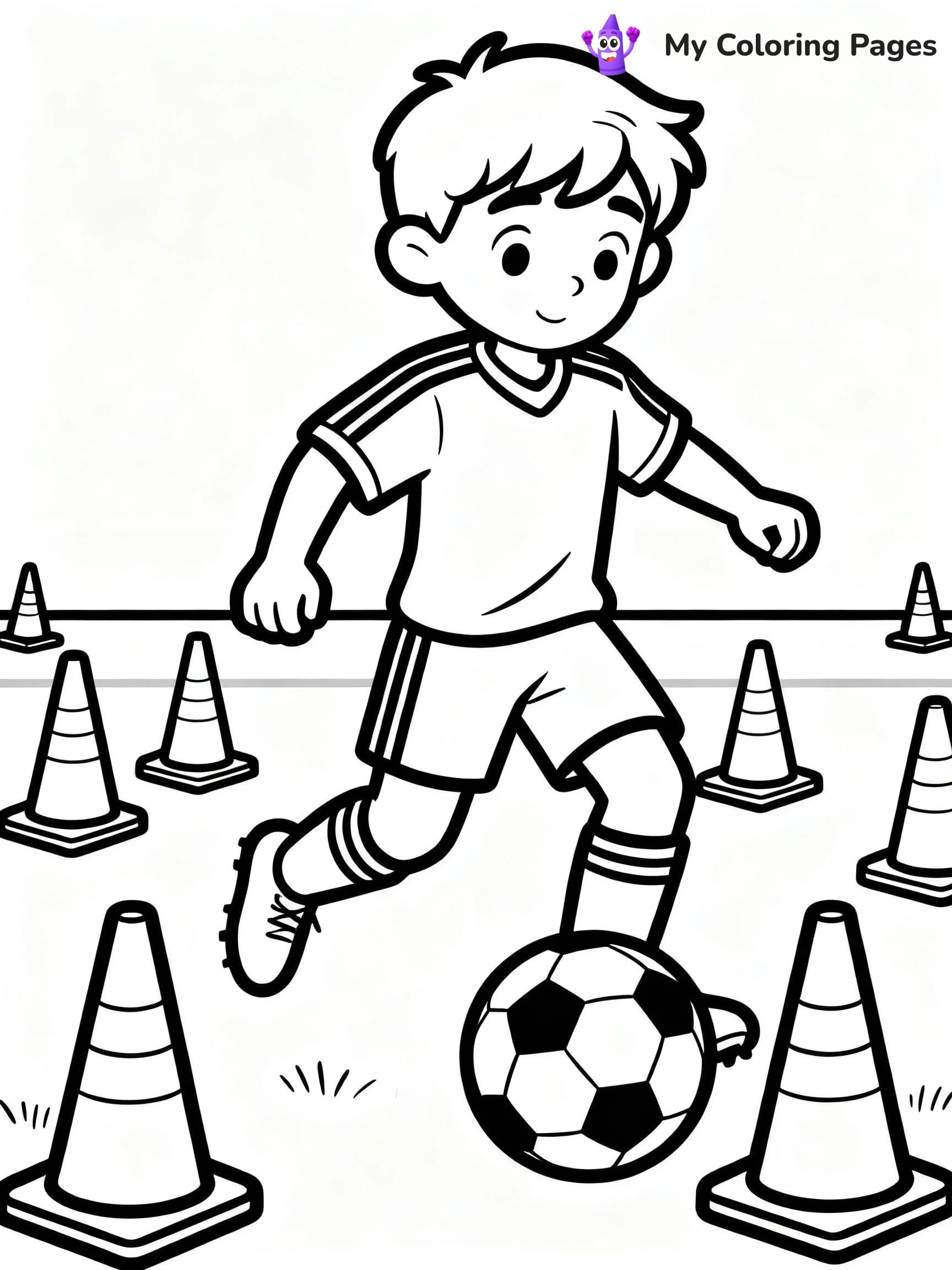 Soccer Coloring Pages - 23