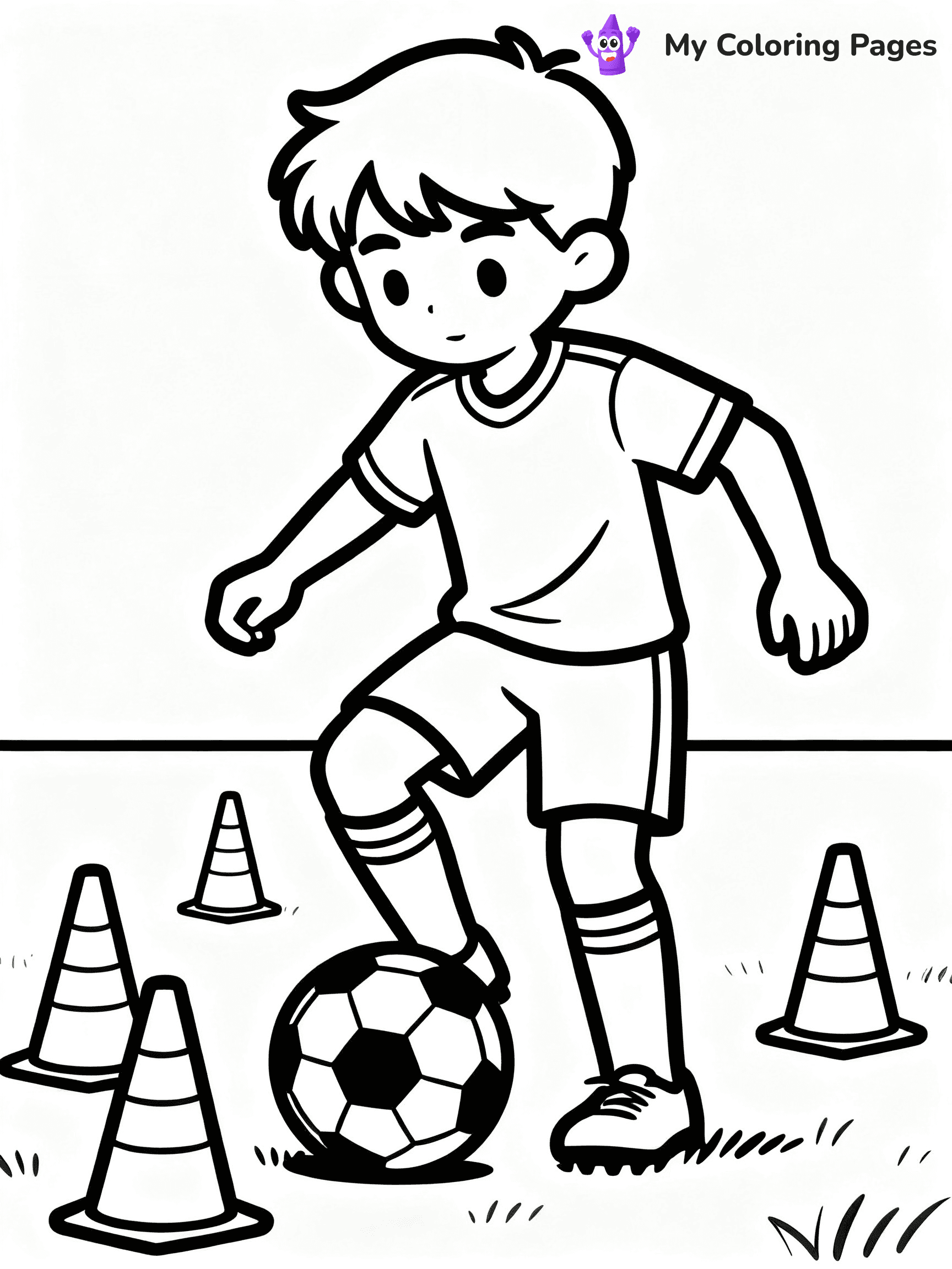 Soccer Coloring Pages - 21