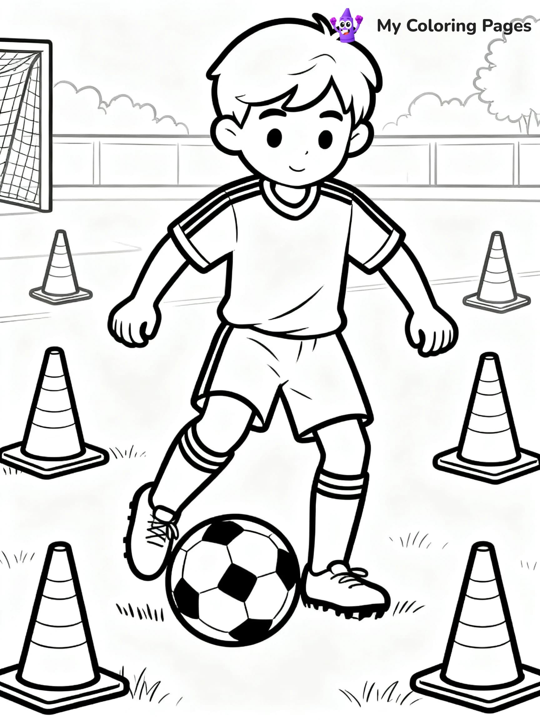 Soccer Coloring Pages - 20