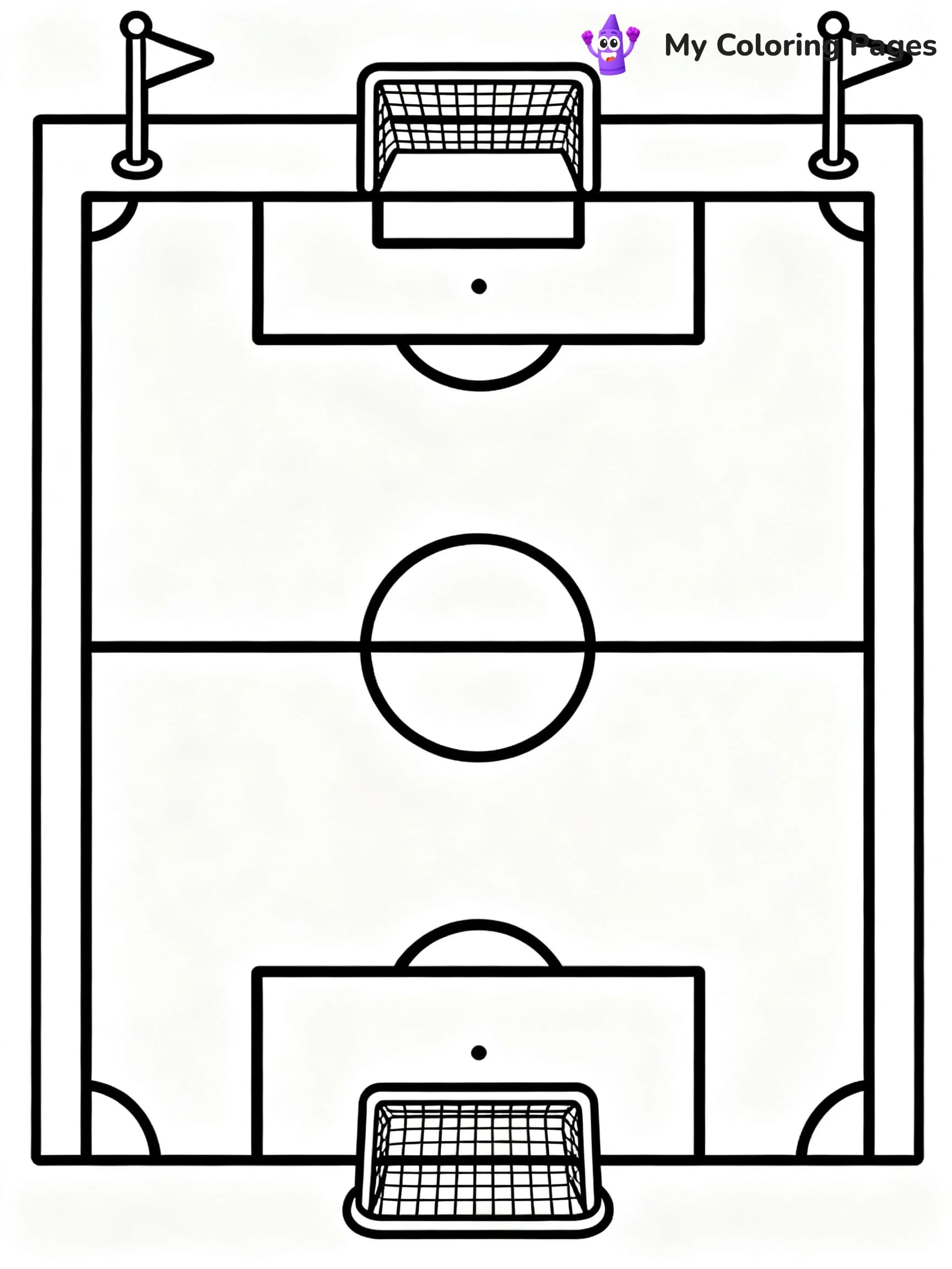 Soccer Coloring Pages - 12