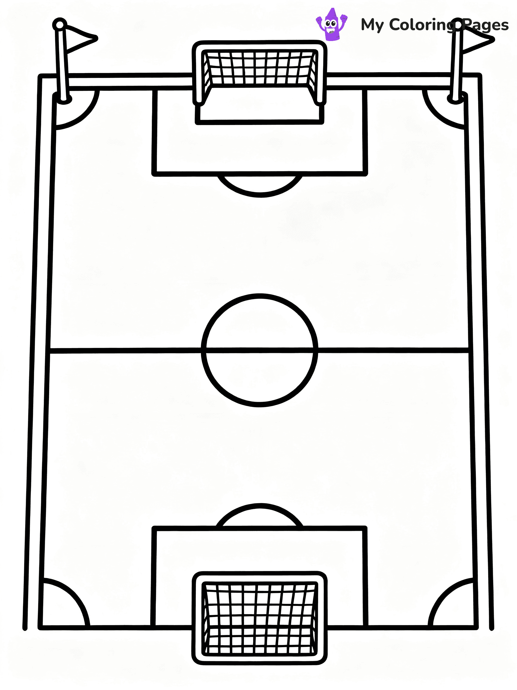 Soccer Coloring Pages - 11