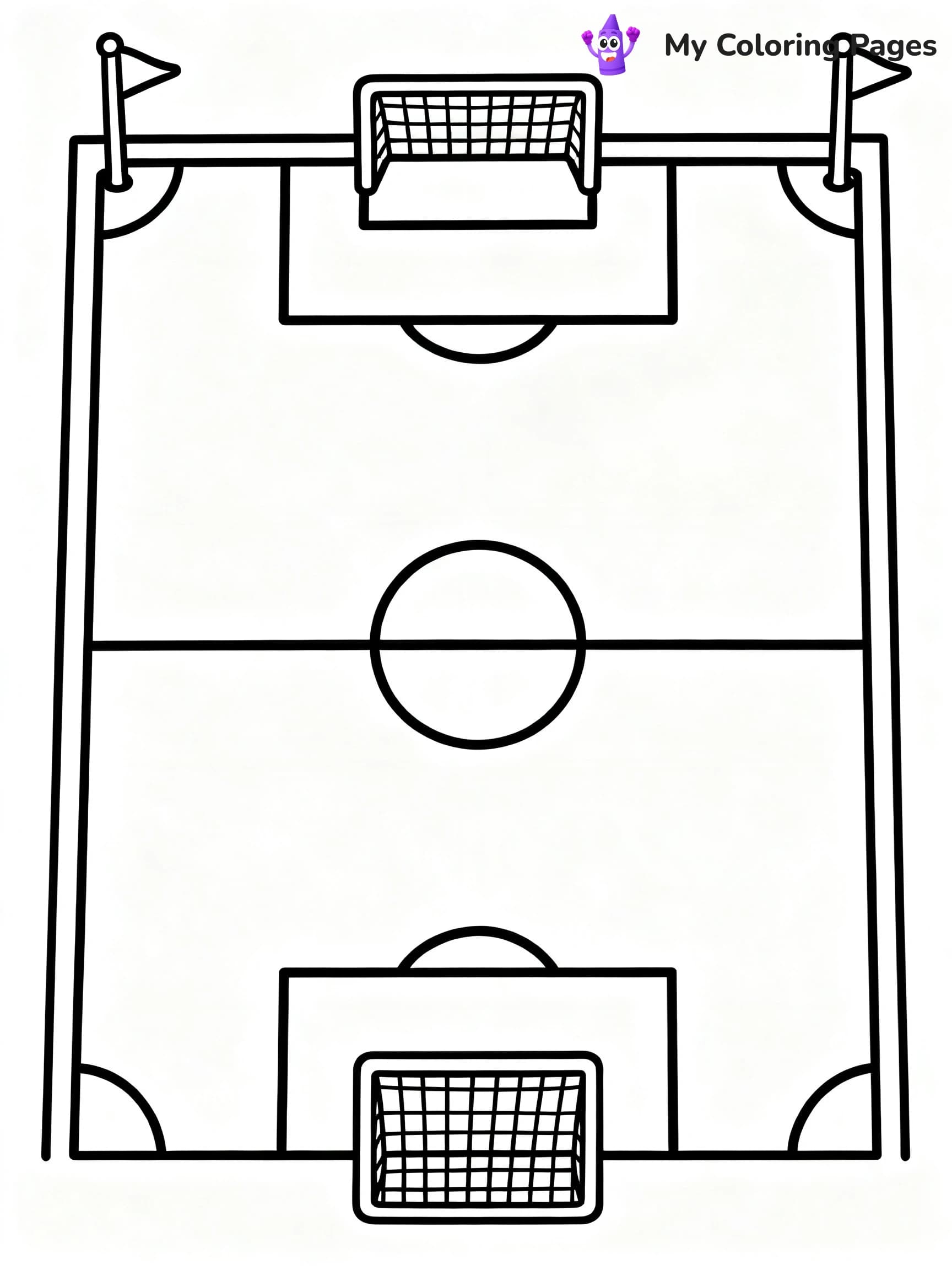 Soccer Coloring Pages - 11