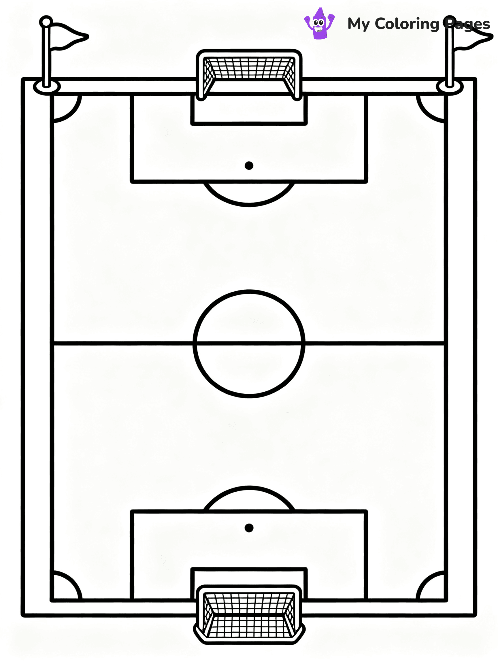 Soccer Coloring Pages - 10