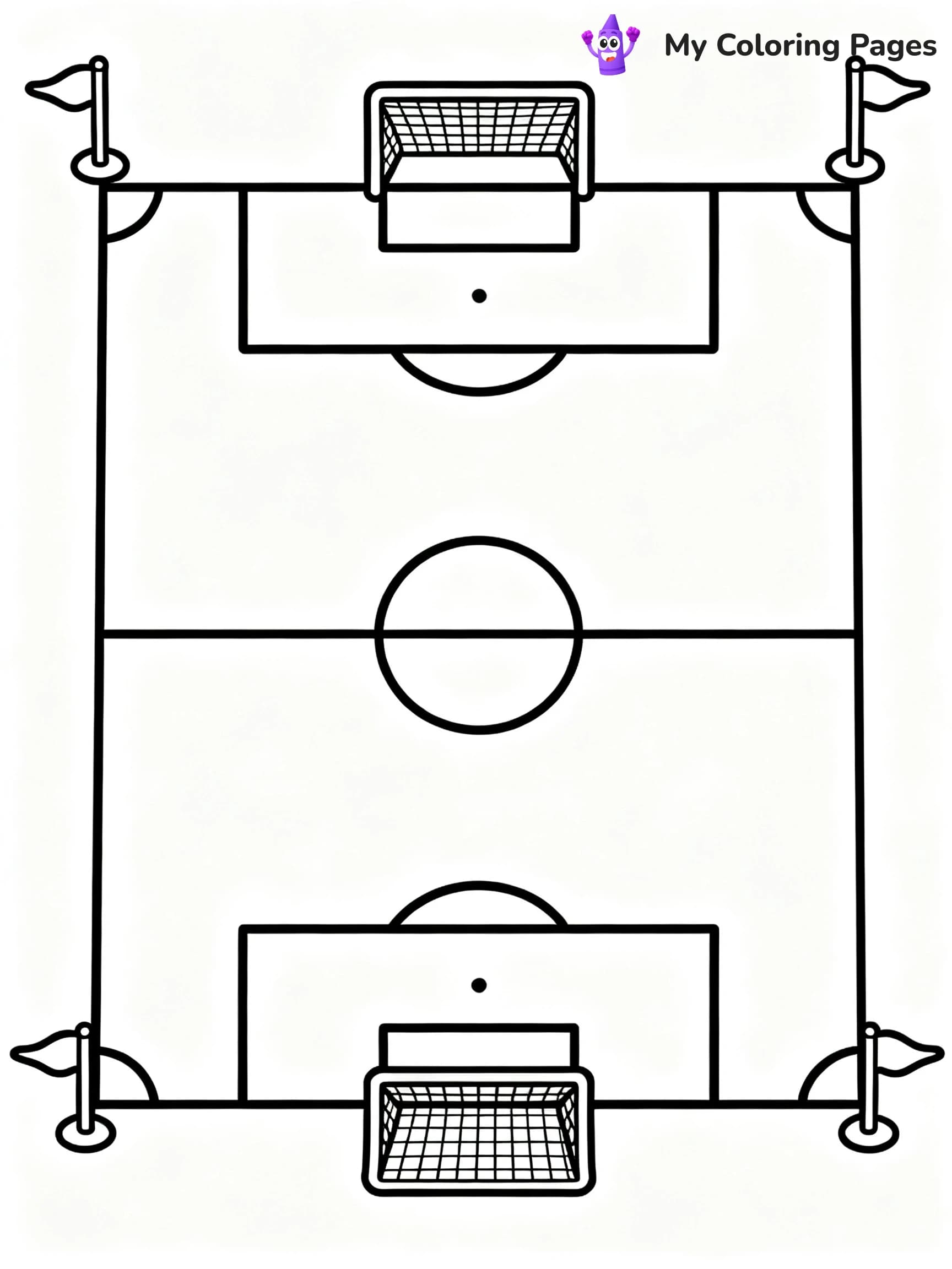 Soccer Coloring Pages - 9
