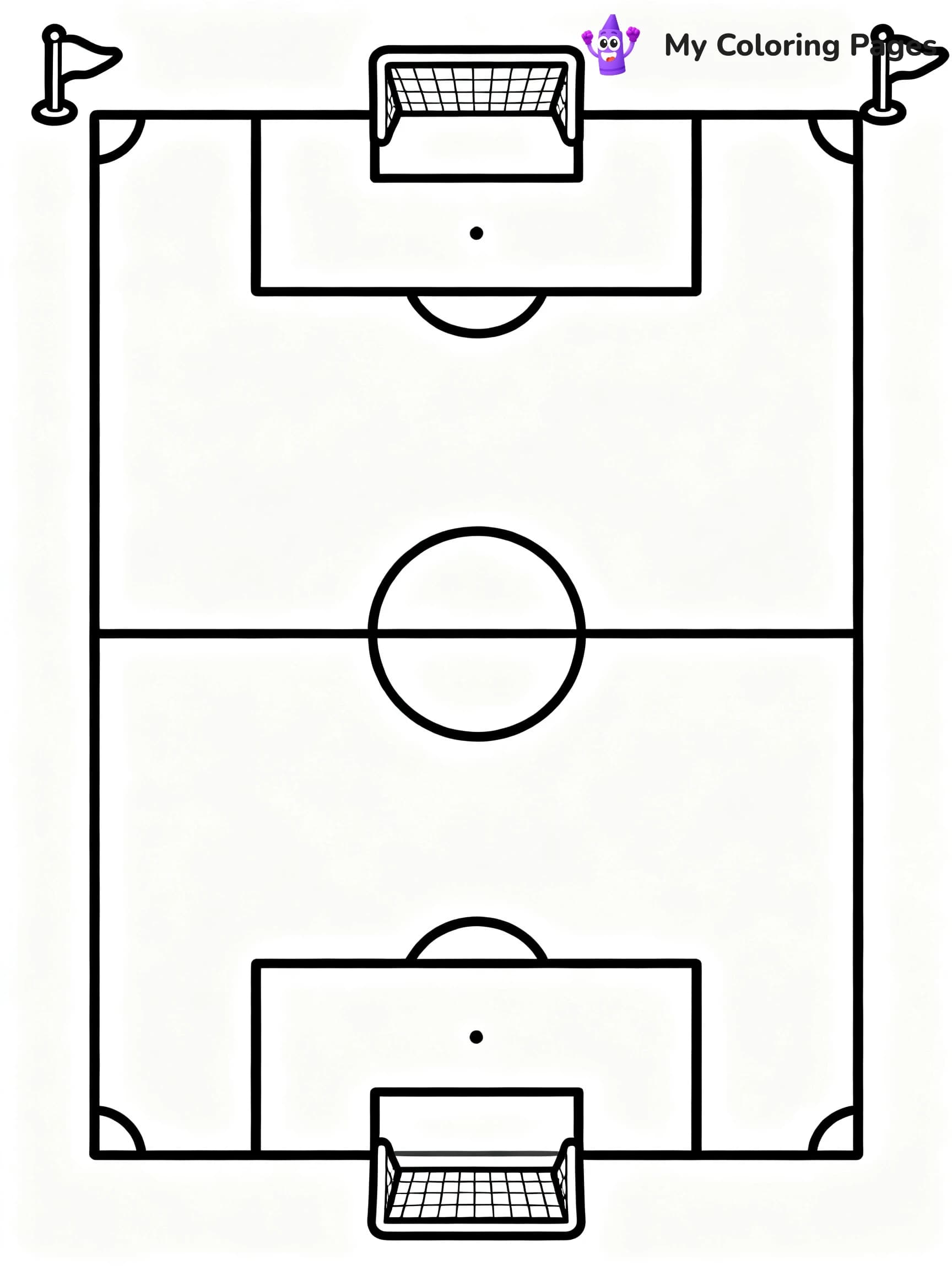 Soccer Coloring Pages - 7