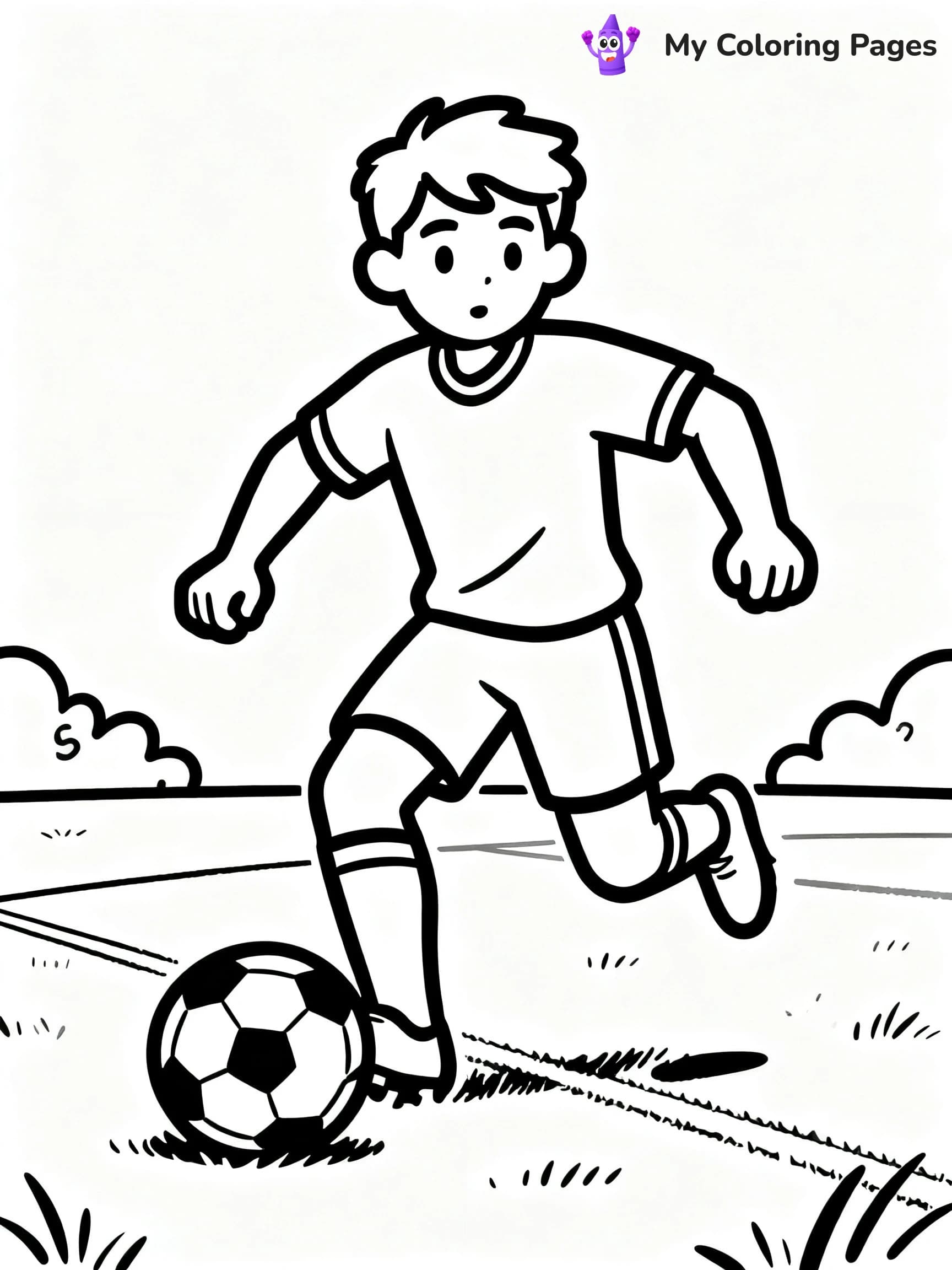 Soccer Coloring Pages - 6
