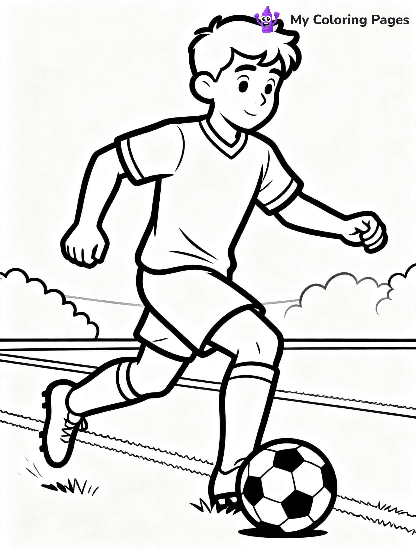 Soccer Coloring Pages - 5