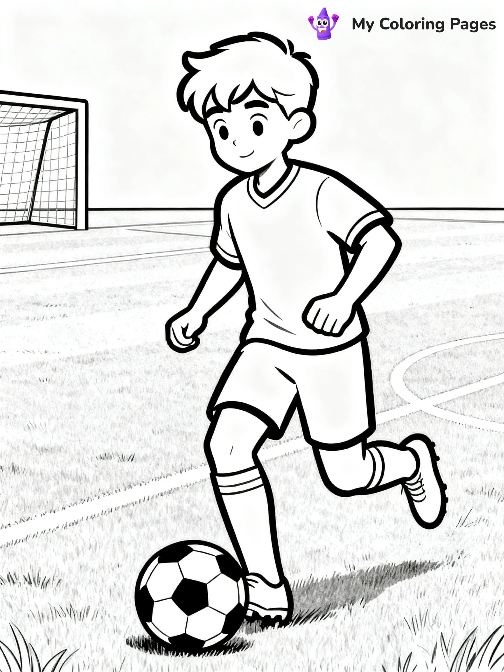 Soccer Coloring Pages - 4