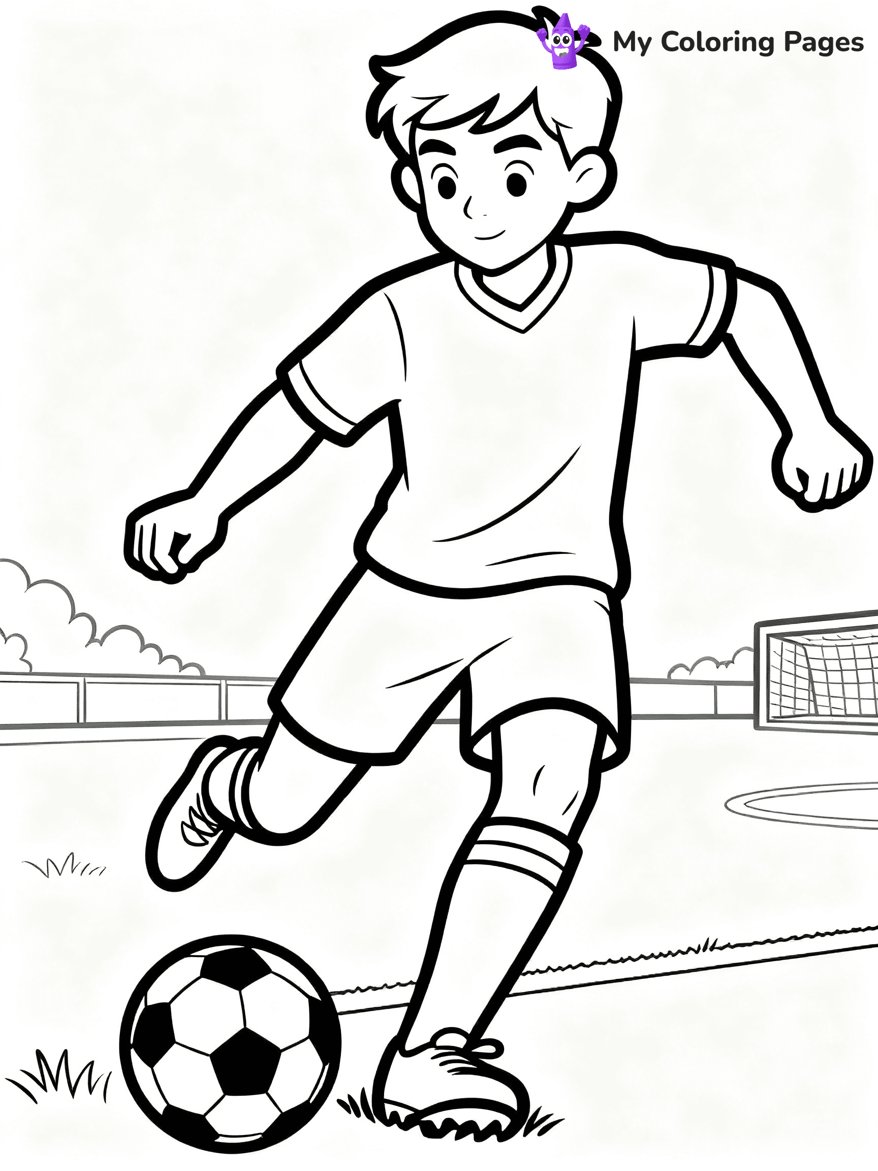 Soccer Coloring Pages - 3