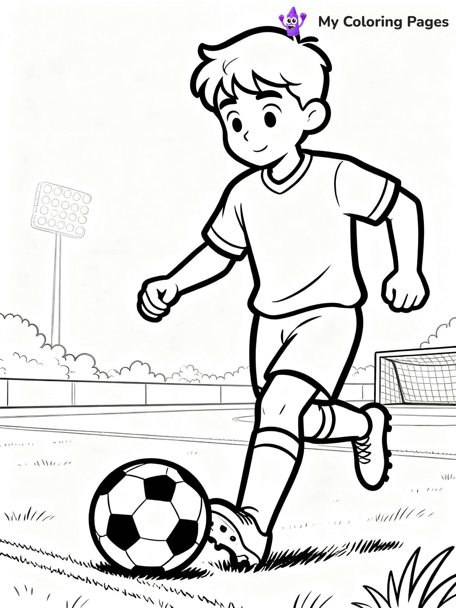 Soccer Coloring Pages - 2
