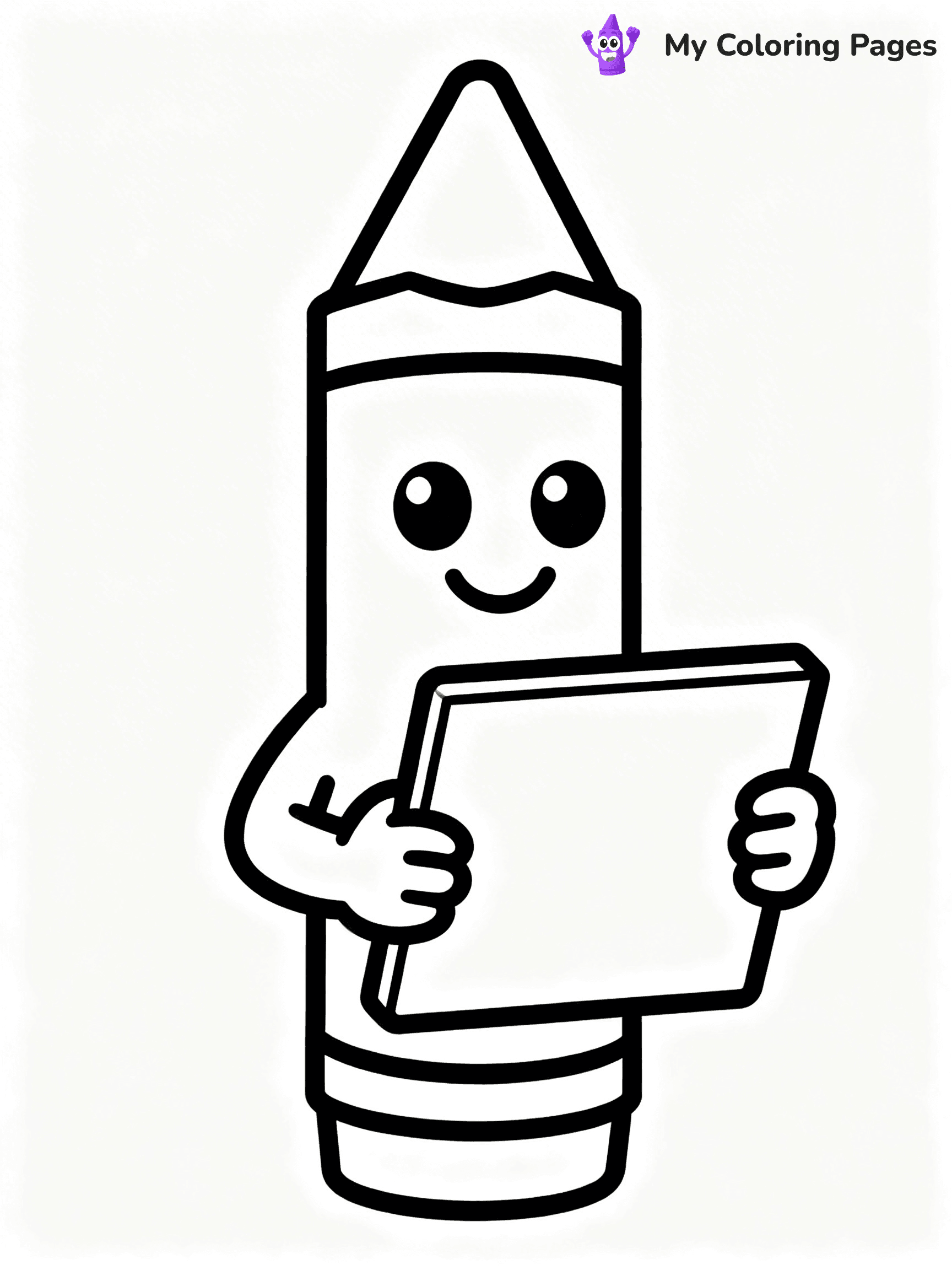 Crayon Coloring Pages - 37