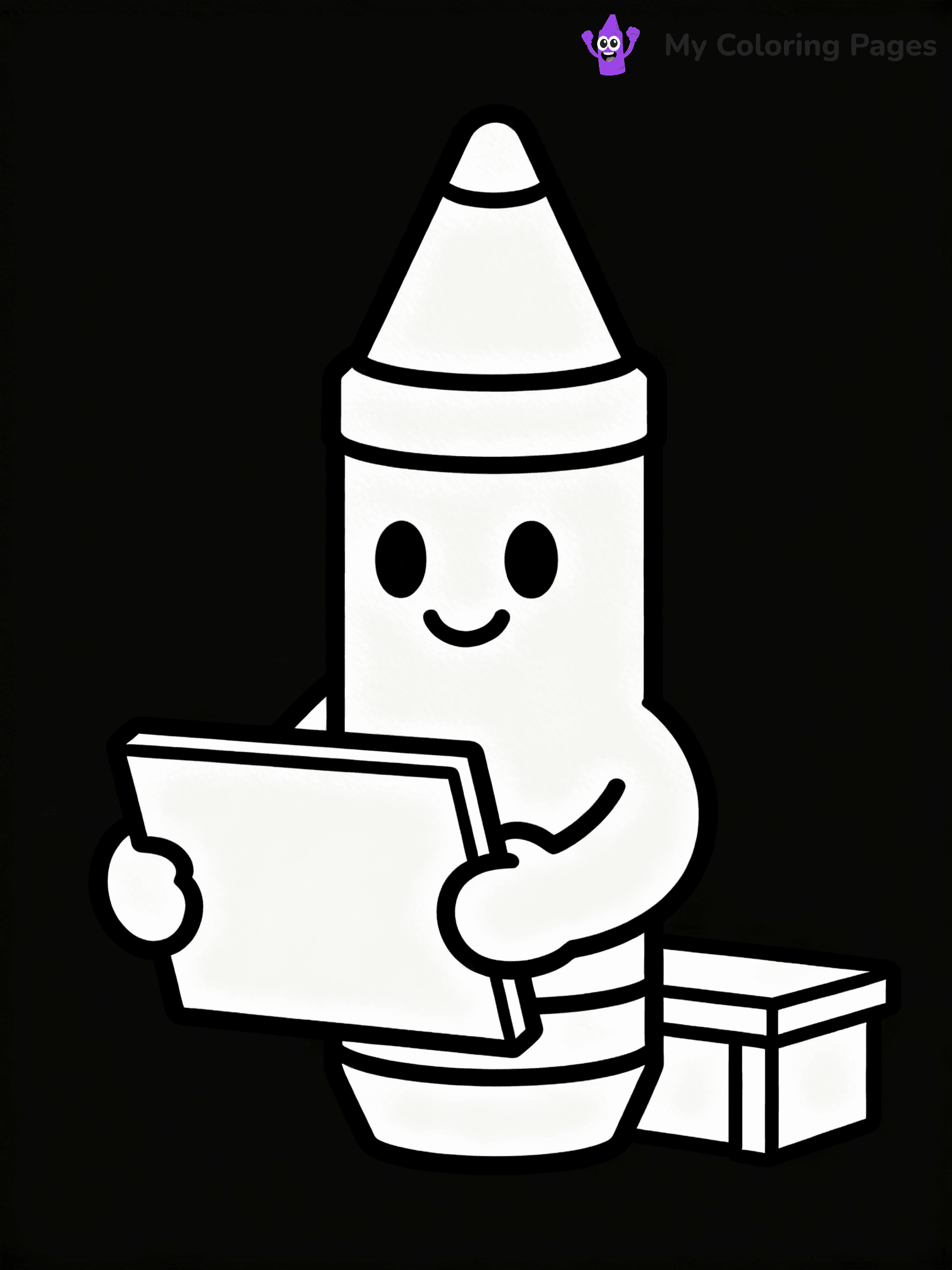 Crayon Coloring Pages - 35