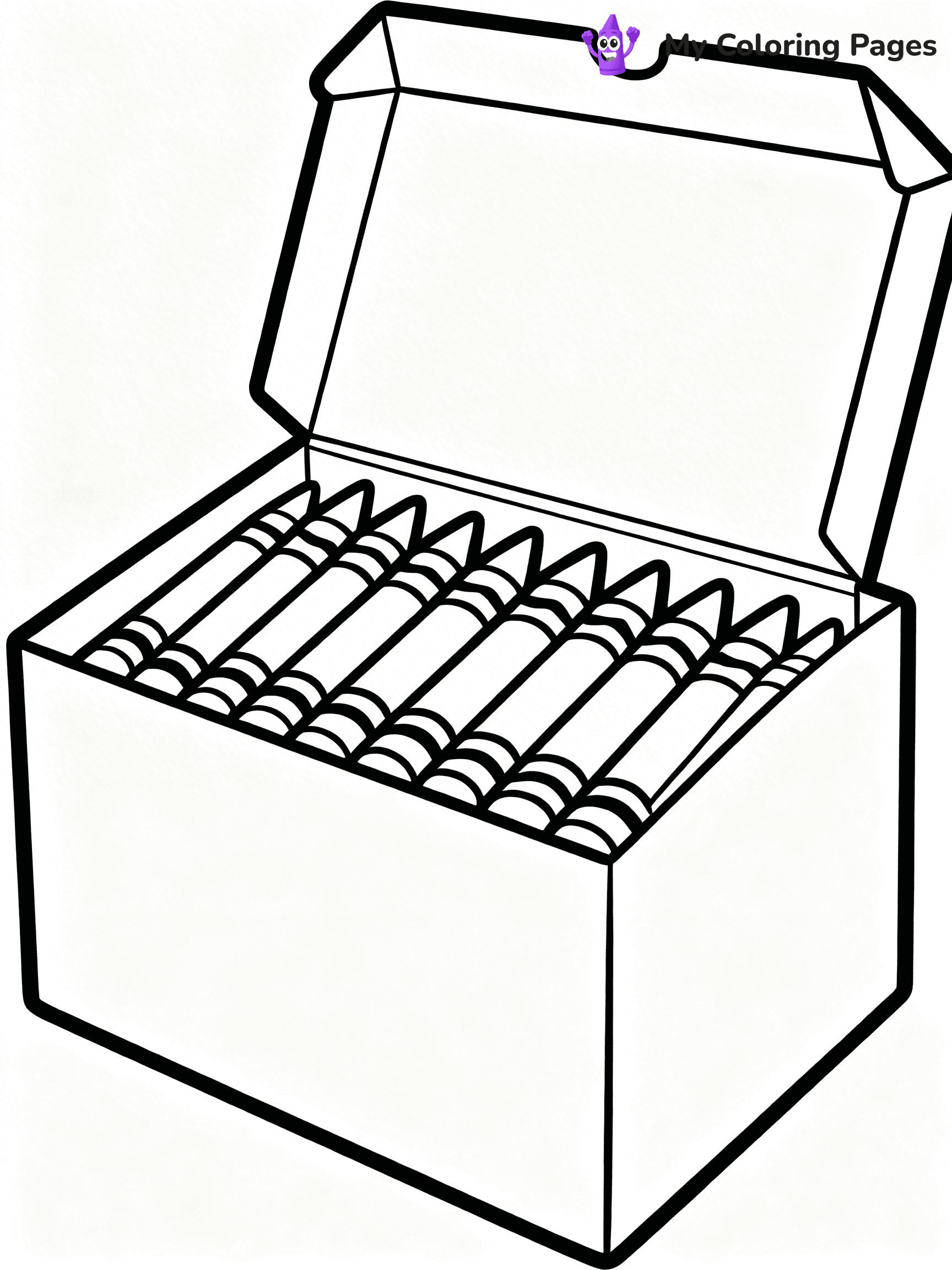 Crayon Coloring Pages - 32