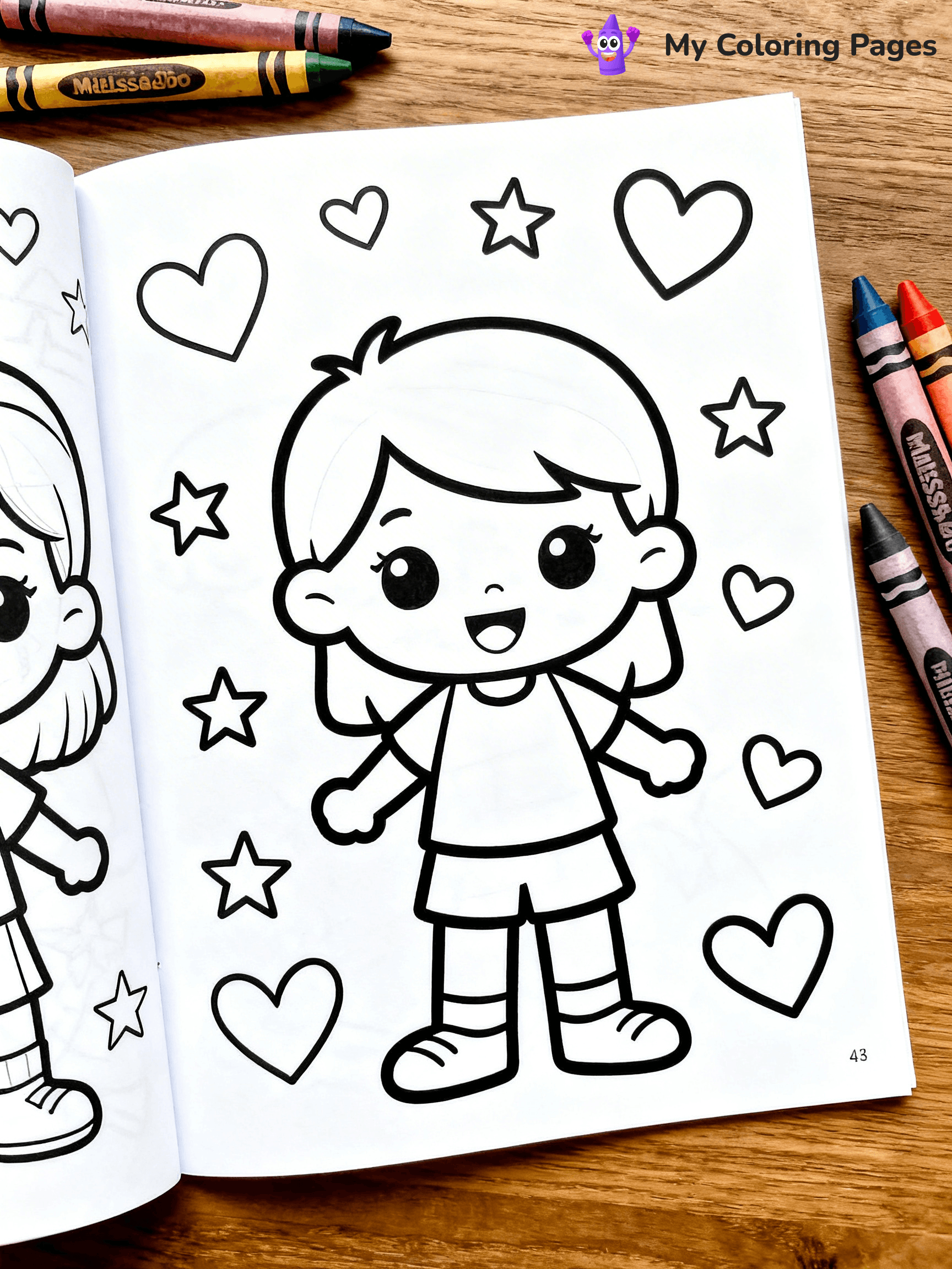 Crayon Coloring Pages - 25