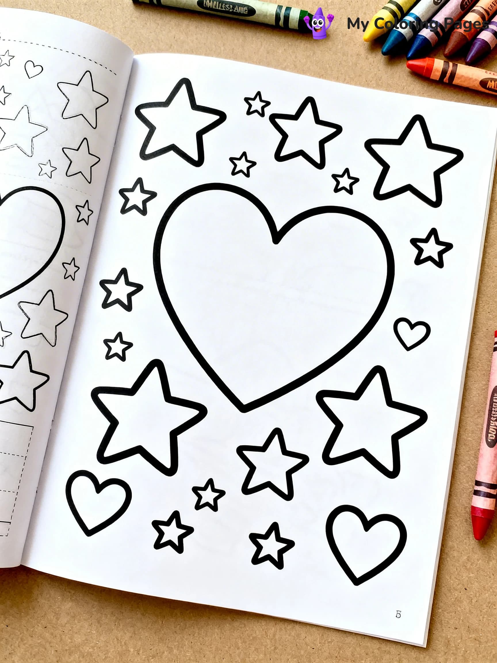 Crayon Coloring Pages - 24