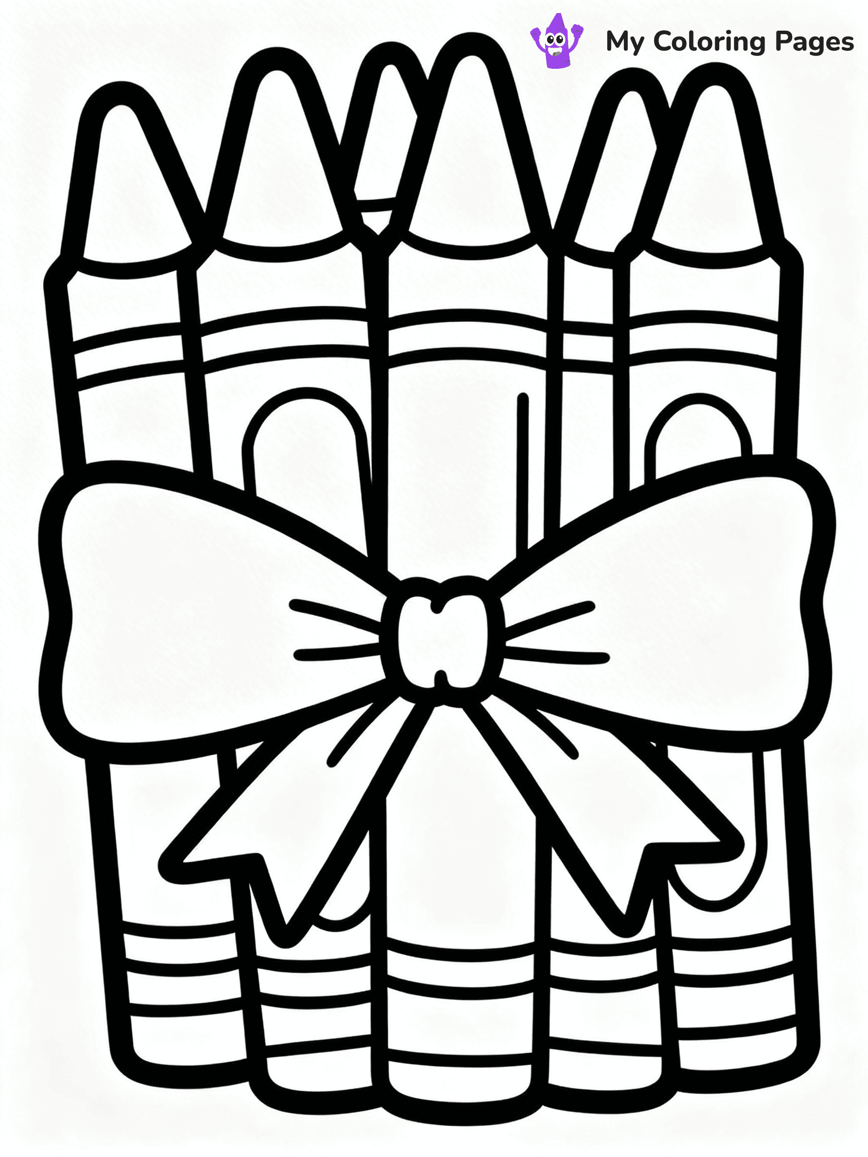 Crayon Coloring Pages - 20
