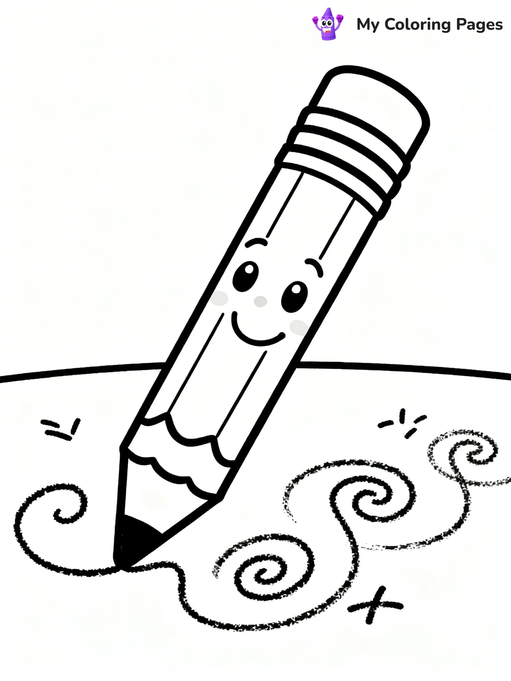Crayon Coloring Pages - 10