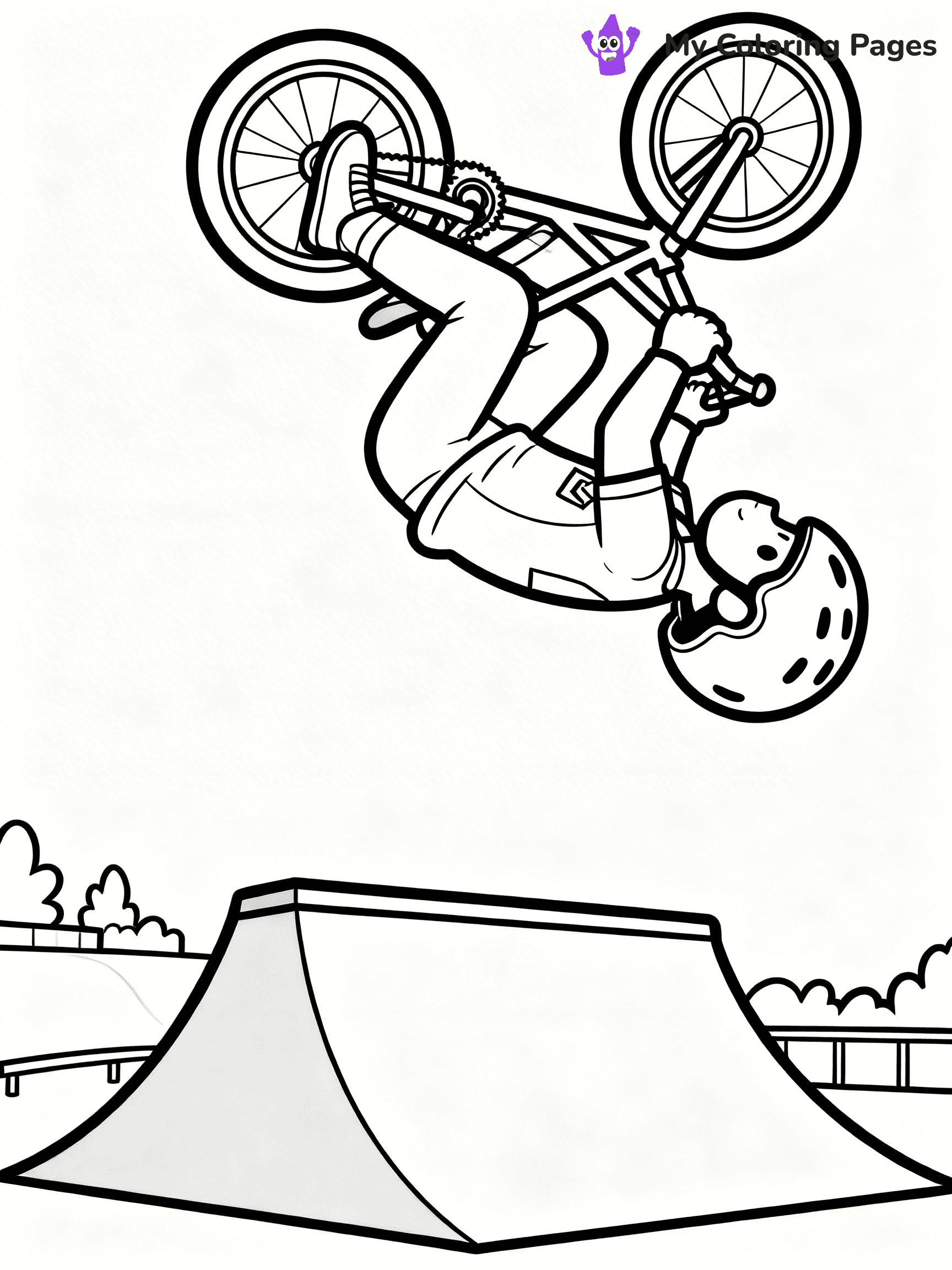 BMX Coloring Pages - 14
