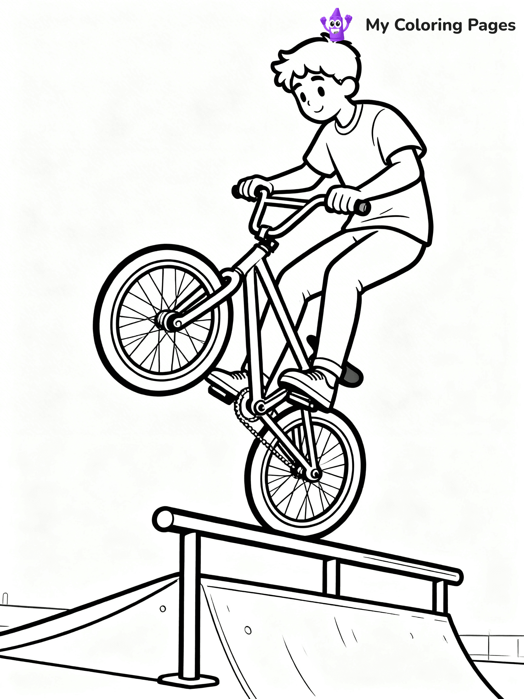BMX Coloring Pages - 13