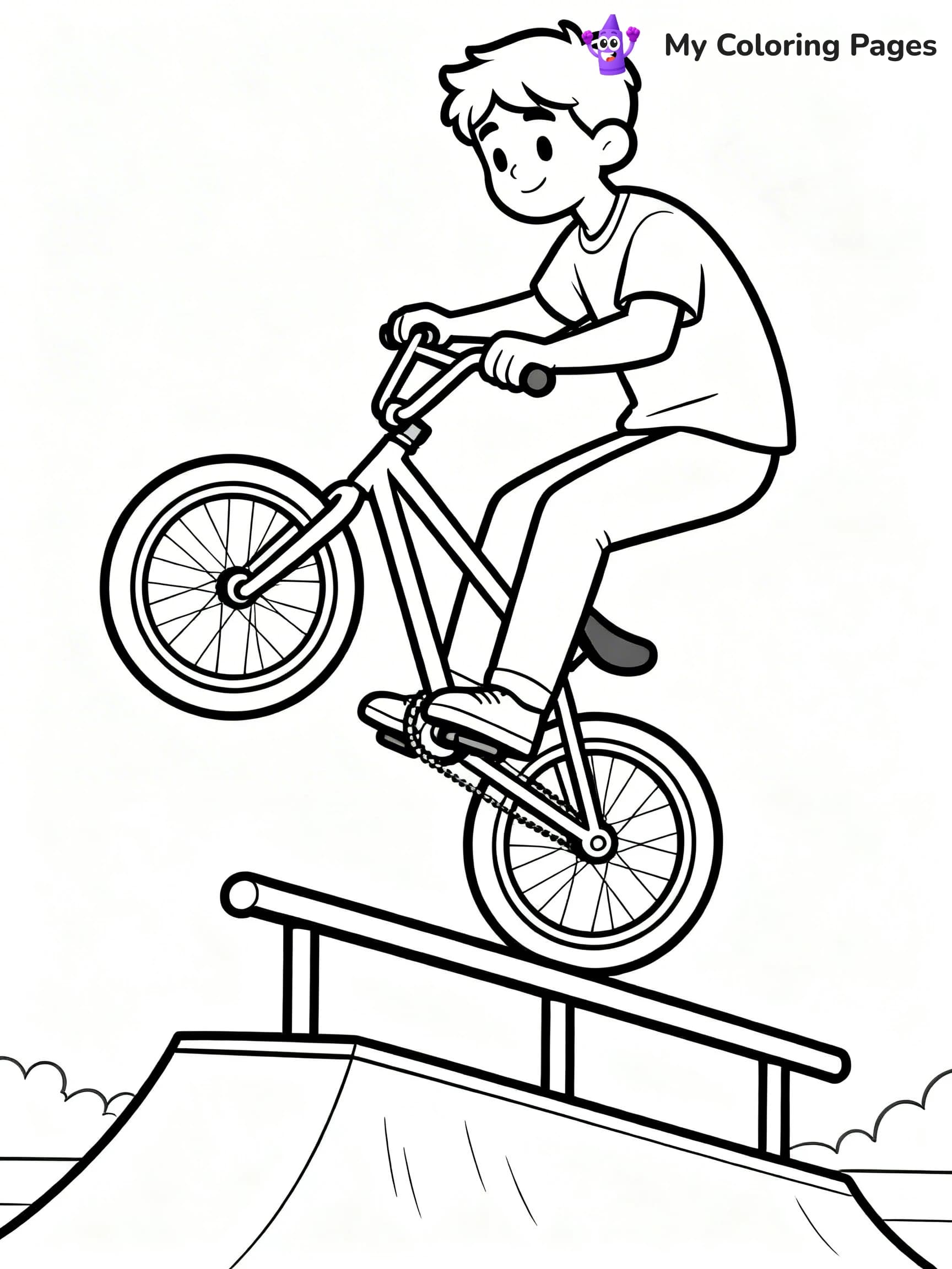 BMX Coloring Pages - 11