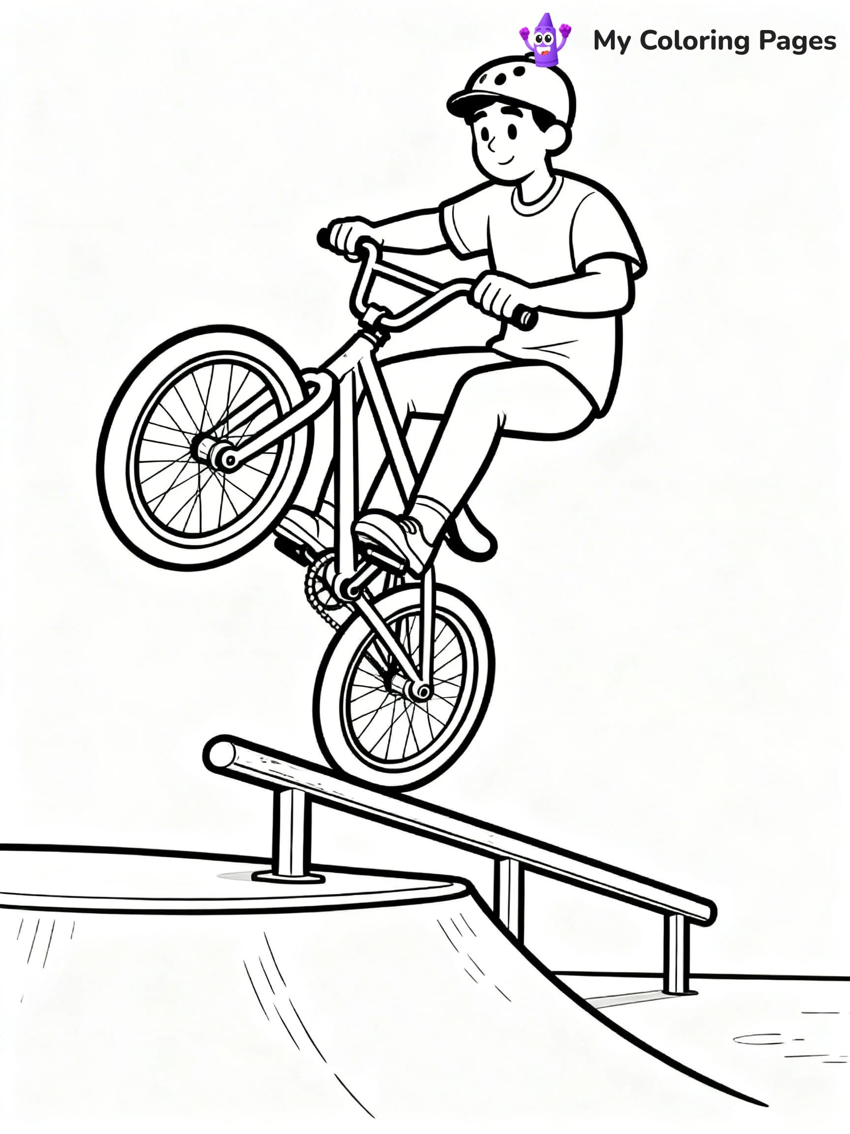 BMX Coloring Pages - 10