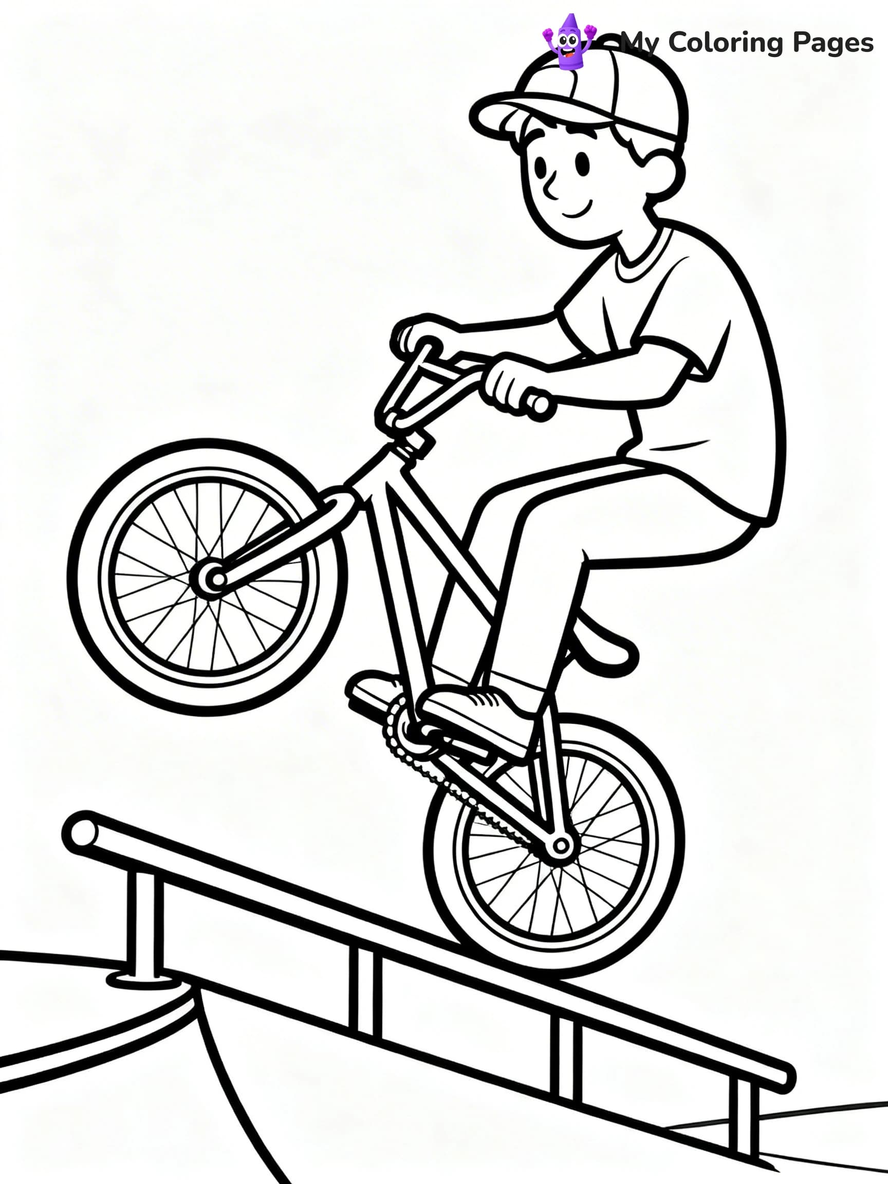 BMX Coloring Pages - 9