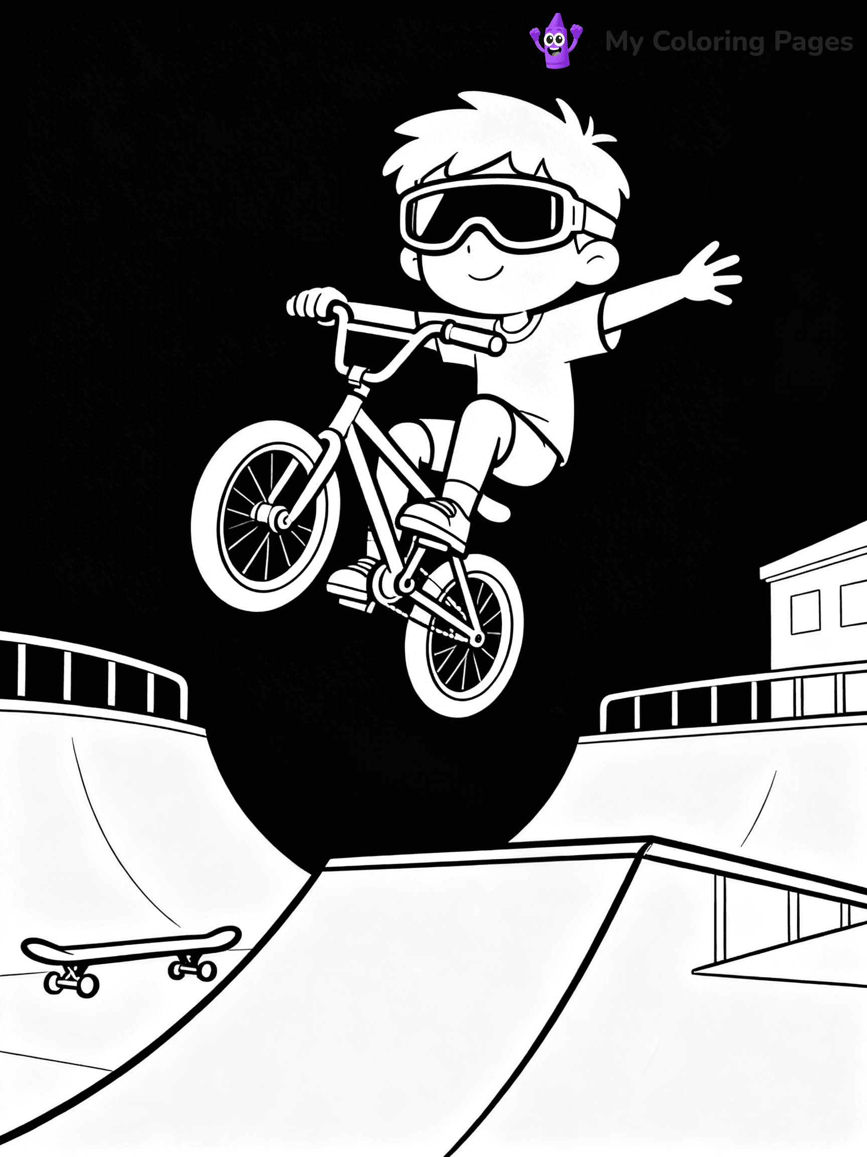BMX Coloring Pages - 8