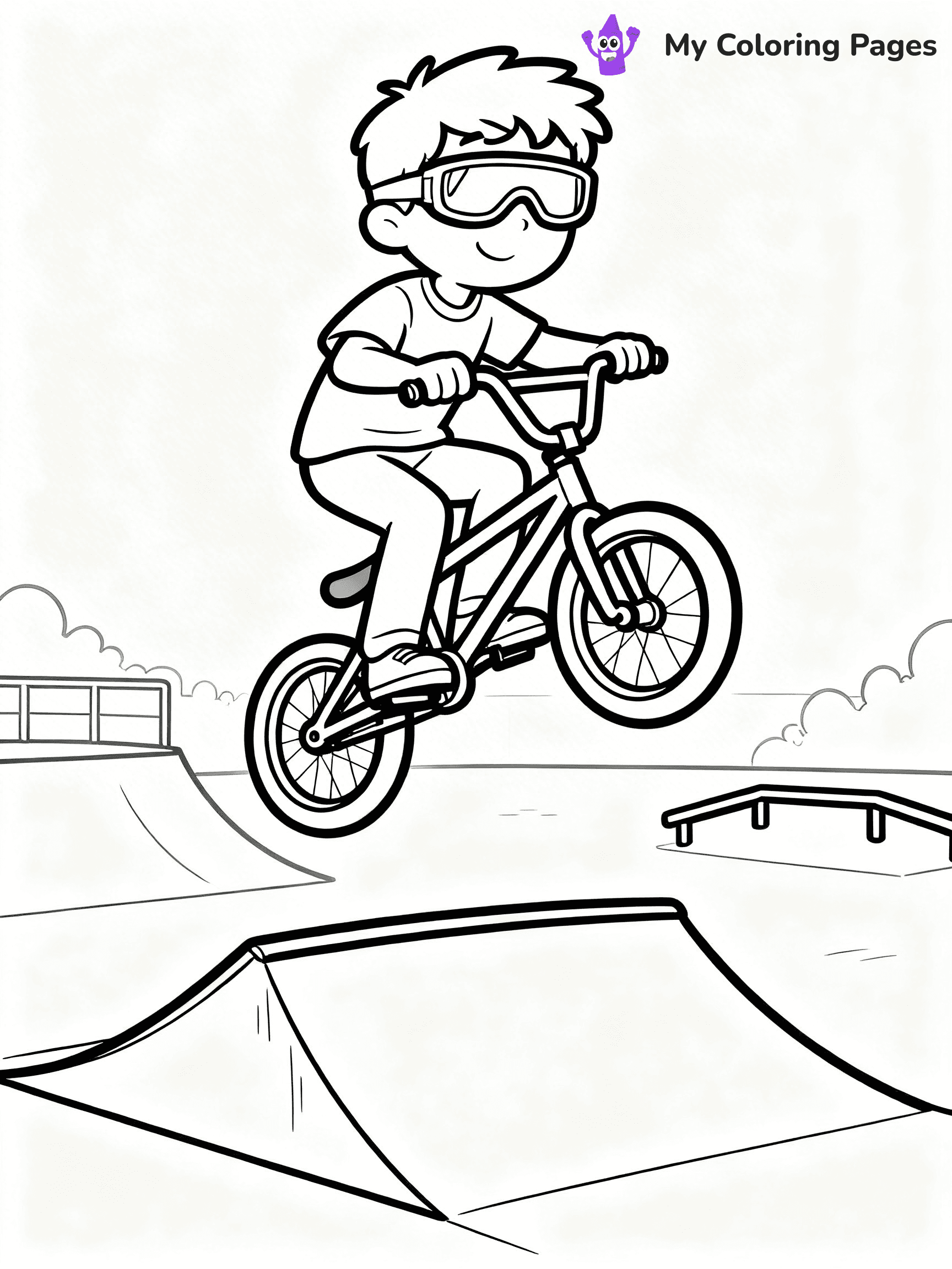 BMX Coloring Pages - 7