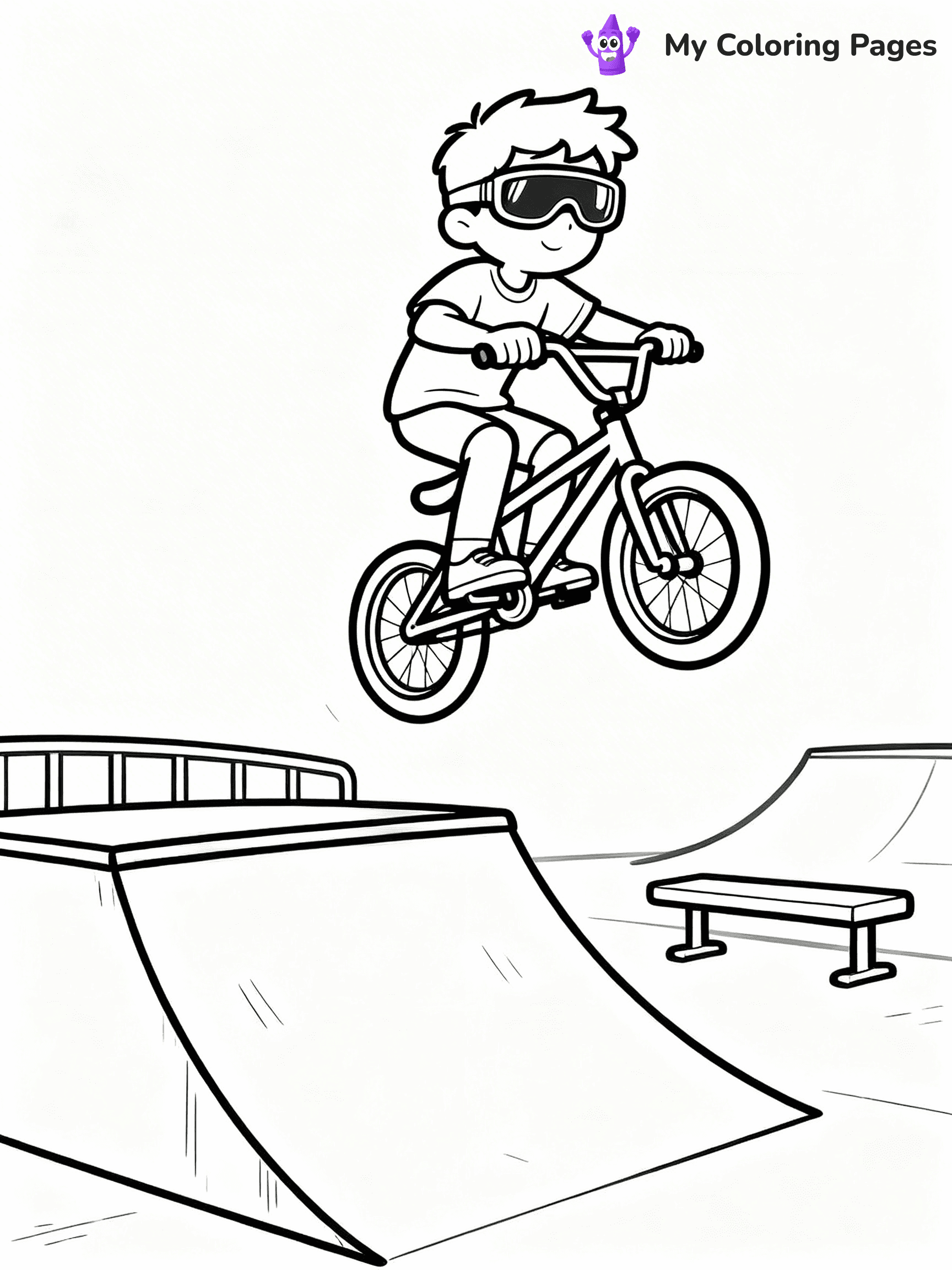 BMX Coloring Pages - 6